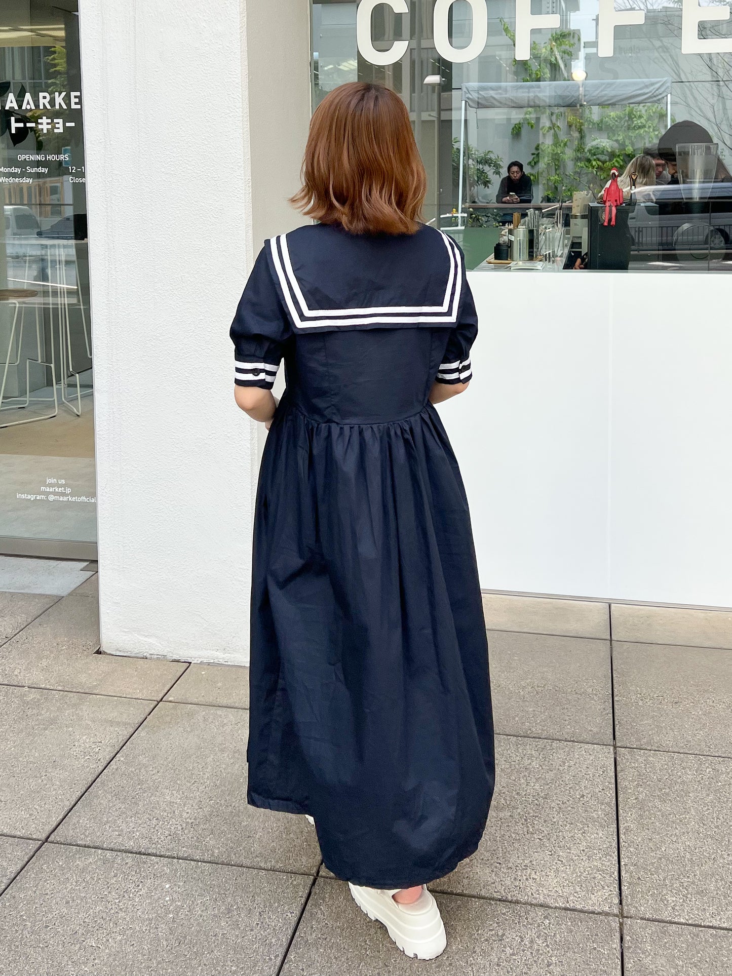 【Official限定価格】セーラー襟ワンピース