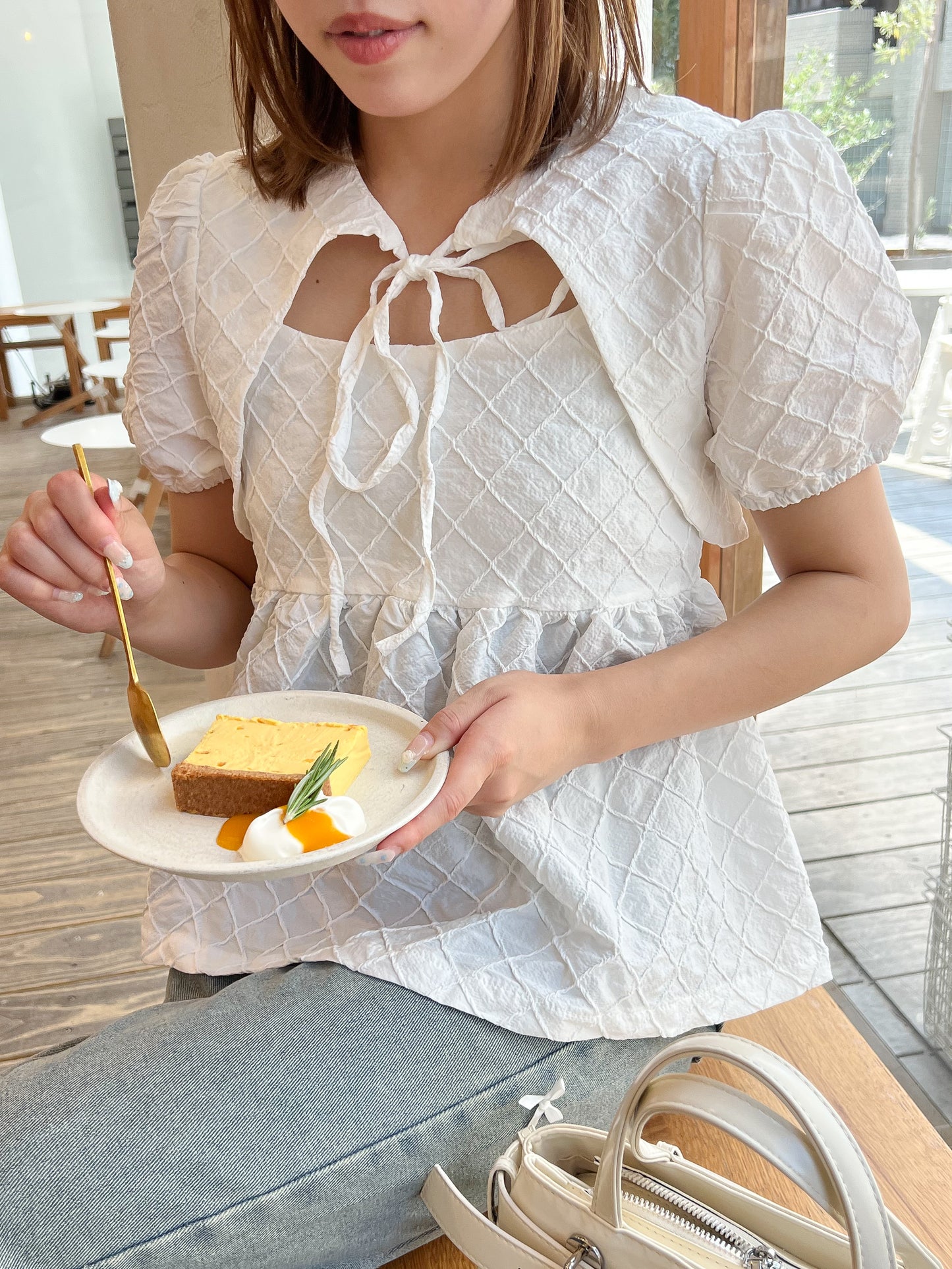 【Official限定】レイヤージャガードブラウス