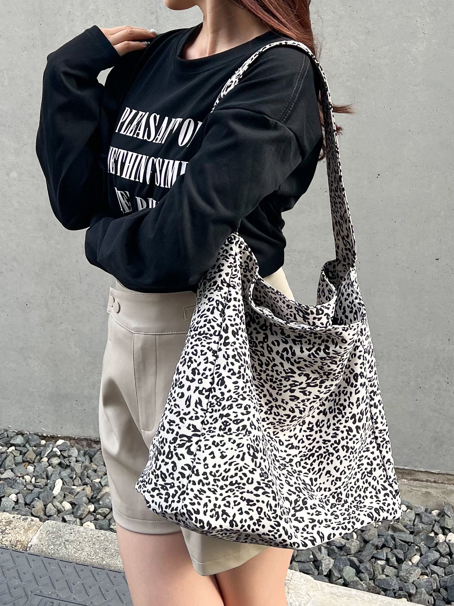 【Official限定価格】ヒョウ柄トートバッグ