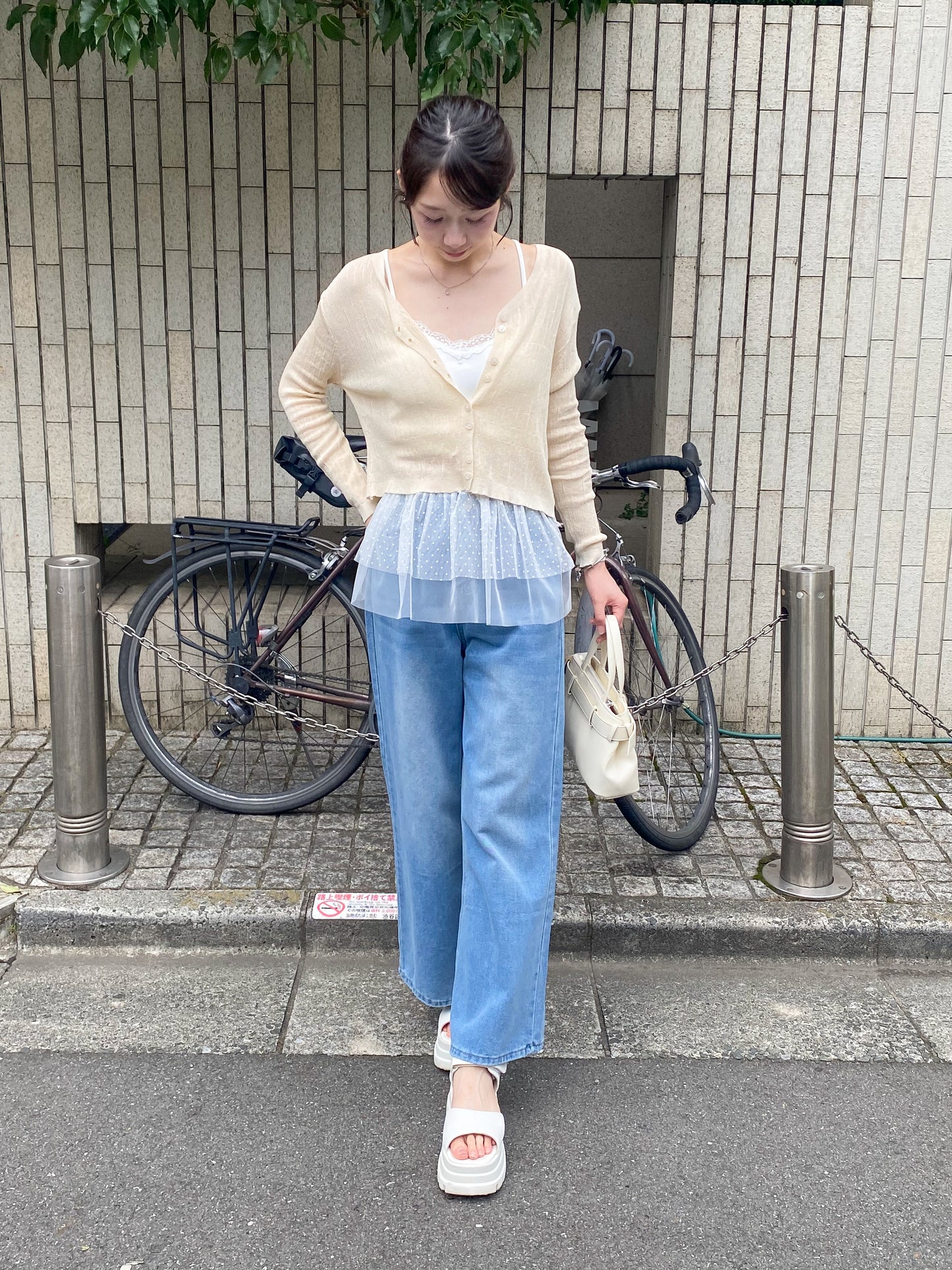 メッシュカーディガン
