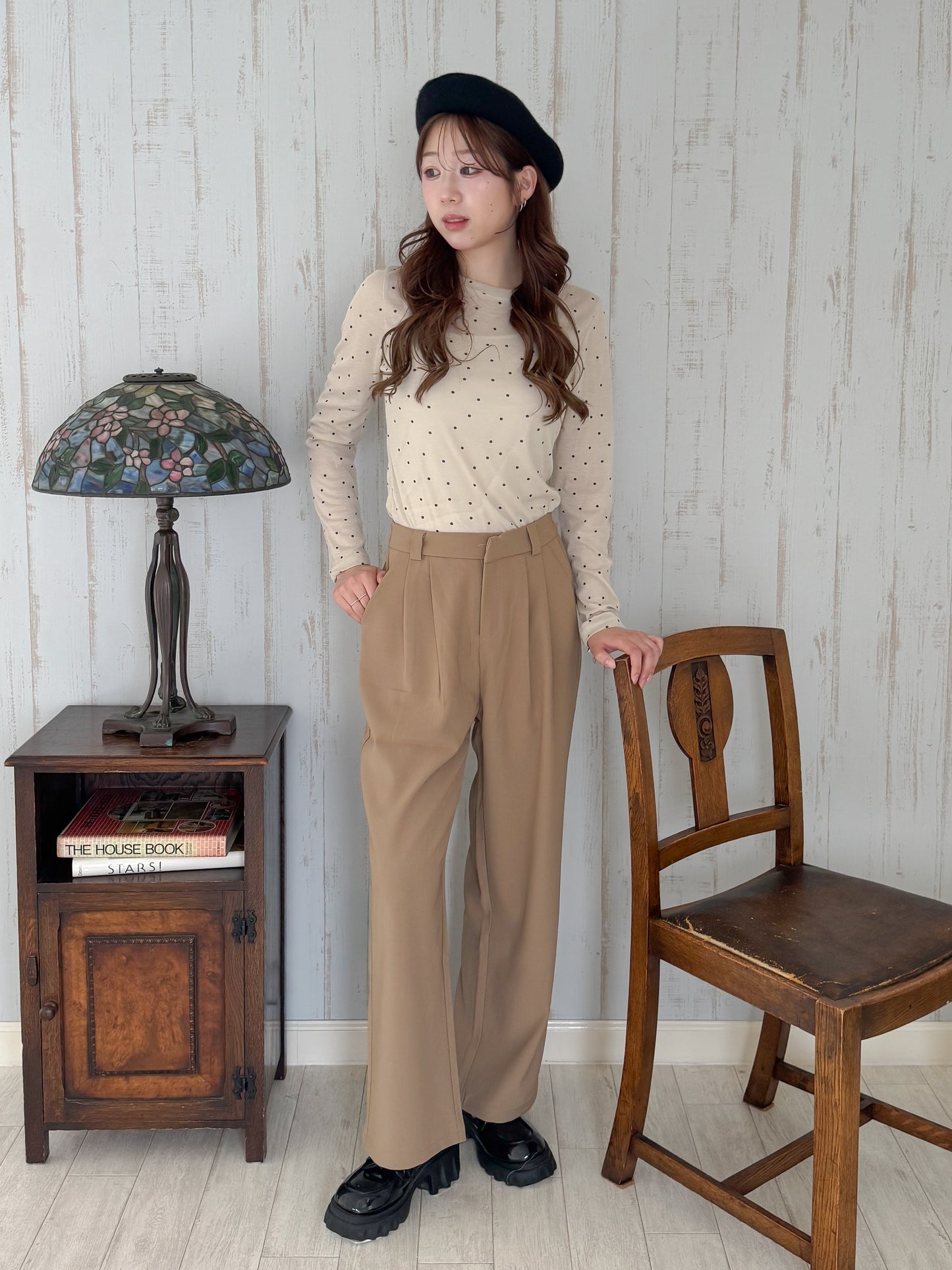 【Official限定価格】タックワイドパンツ