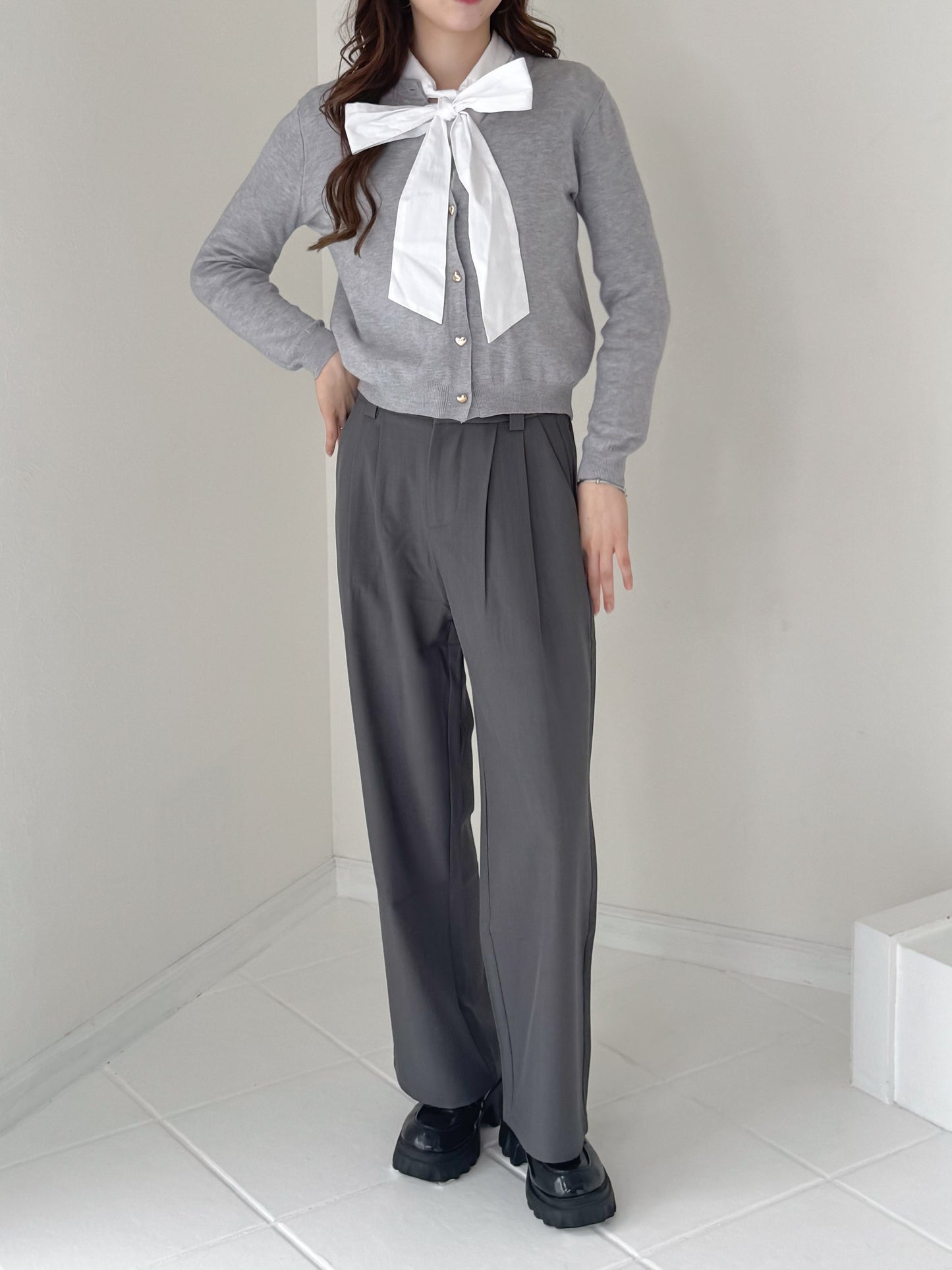 【Official限定価格】タックワイドパンツ