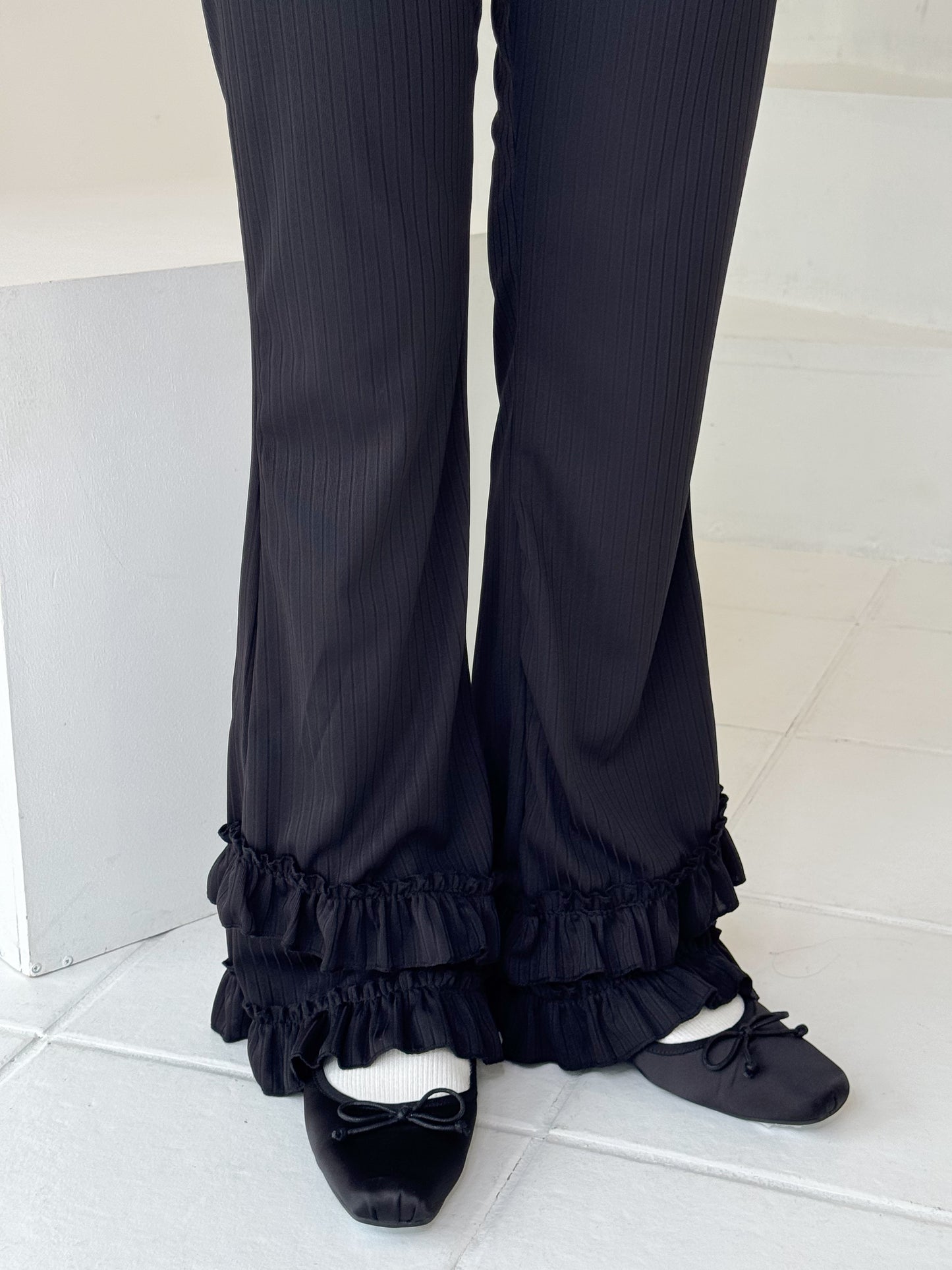 【Official限定販売】フリルリブパンツ