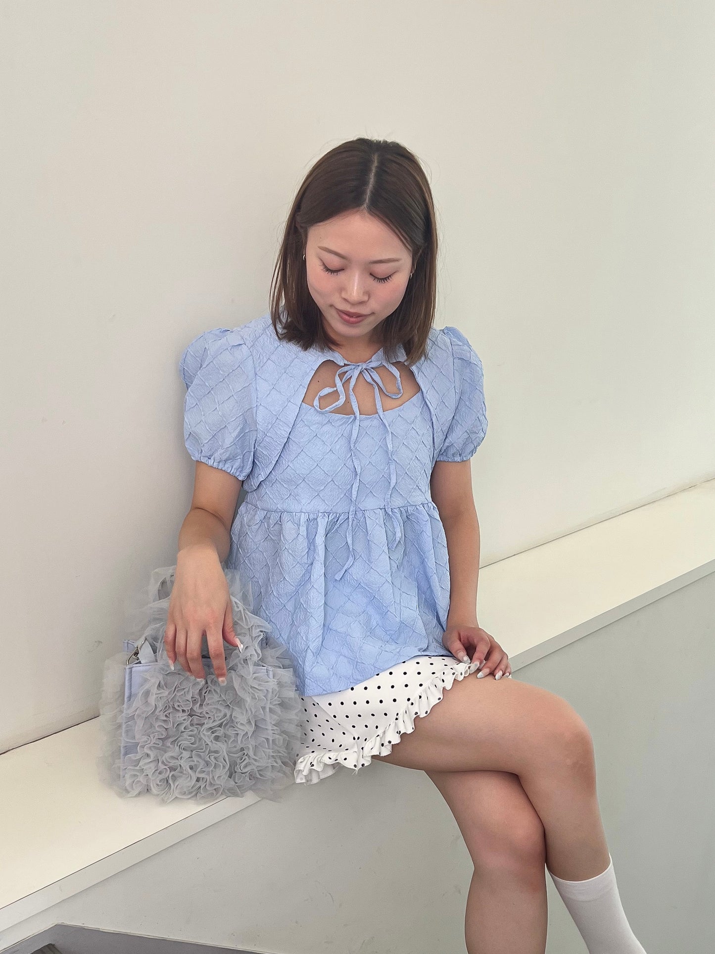 【Official限定】レイヤージャガードブラウス