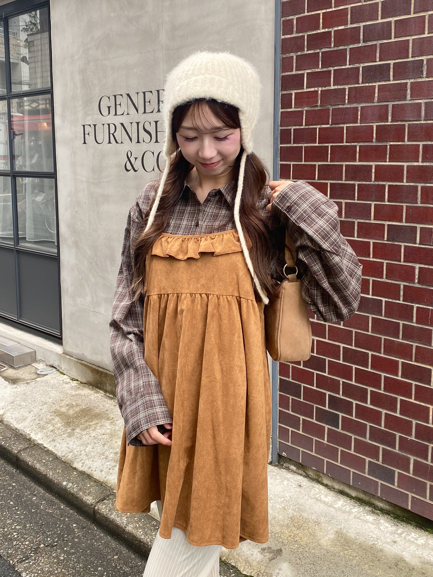 【Official限定価格】スエードキャミワンピース