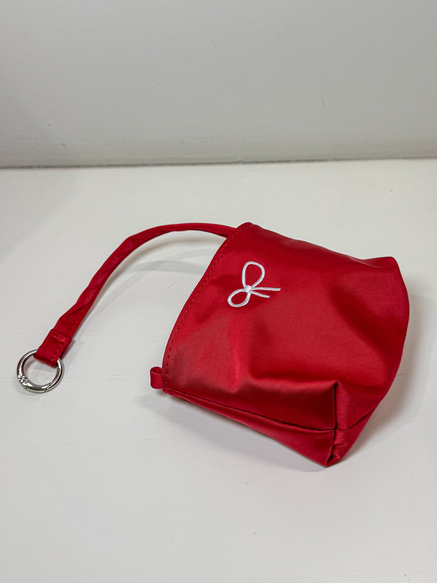 【Official限定】刺繡ロゴ入りサテンミニBAG