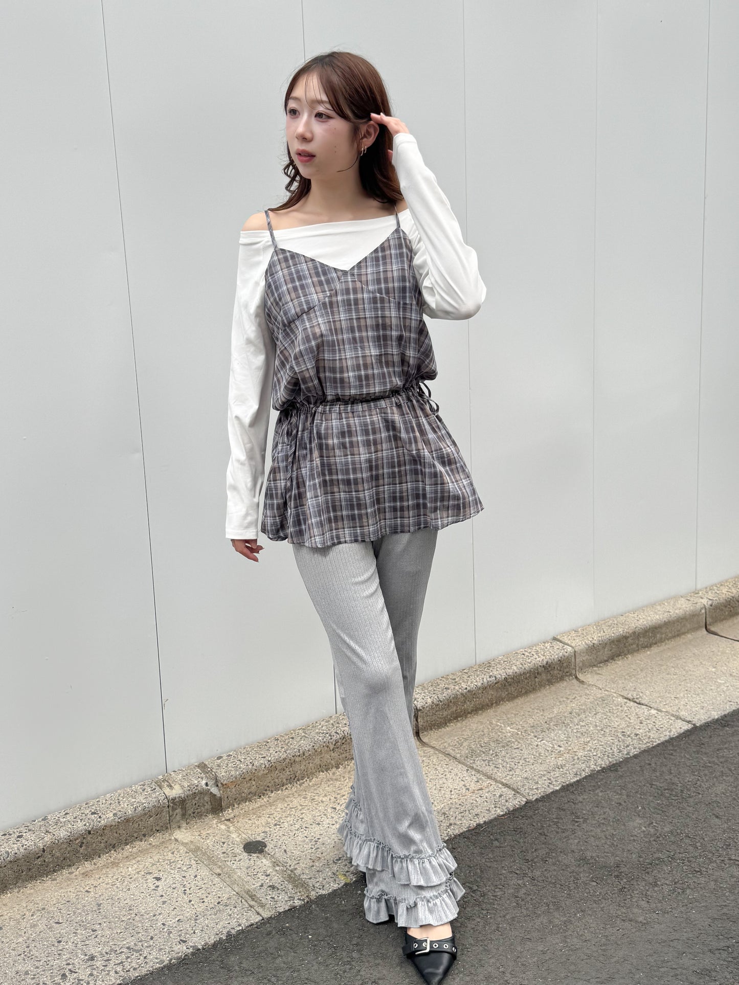 【Official限定販売】フリルリブパンツ