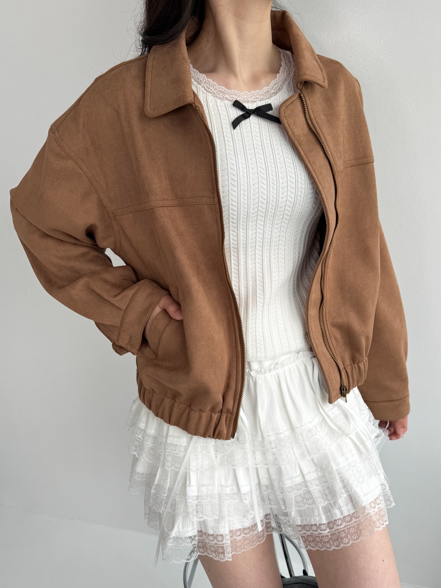 【Official限定価格】スエードブルゾン