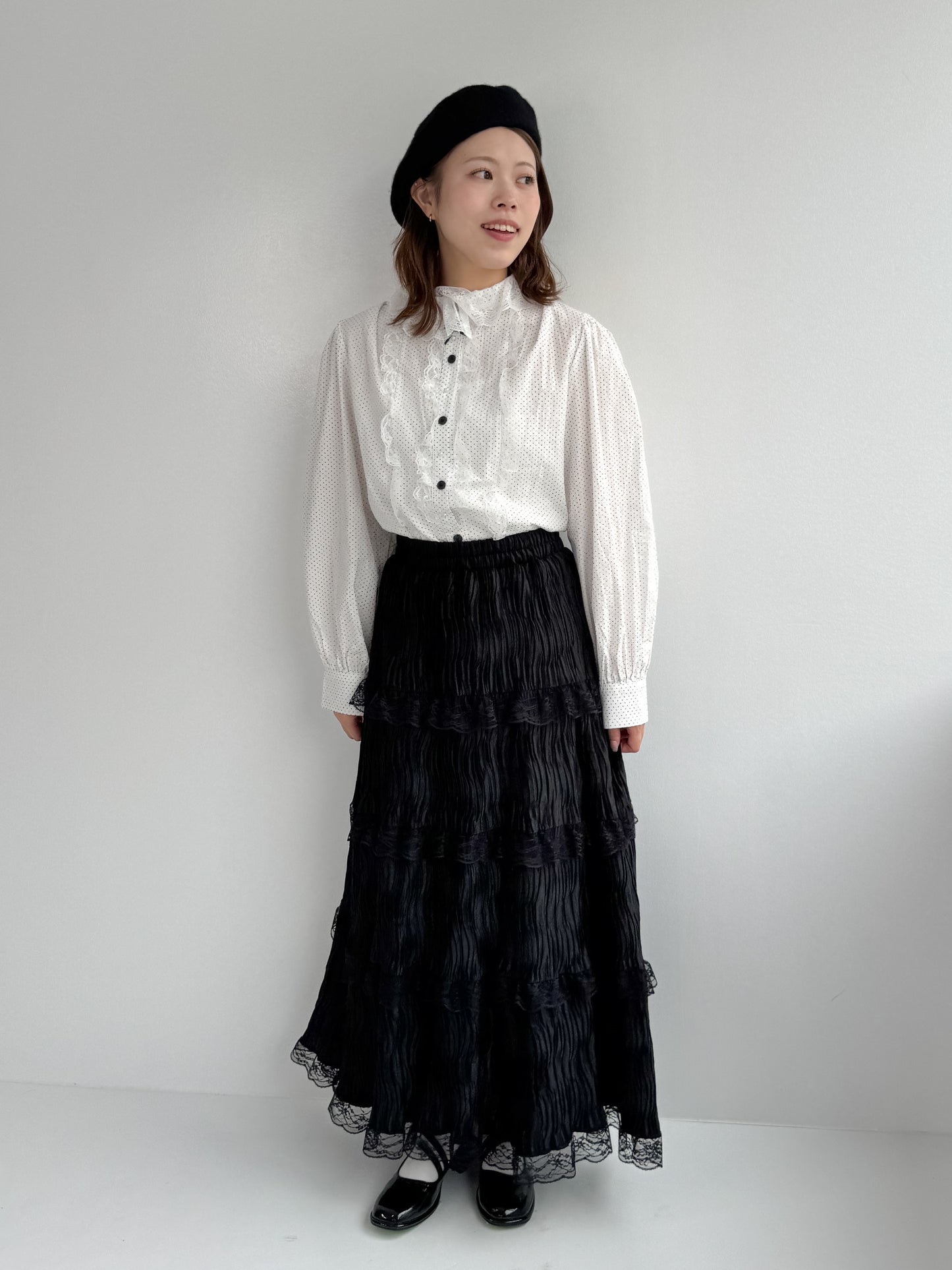 【Official限定】レースベロアスカート