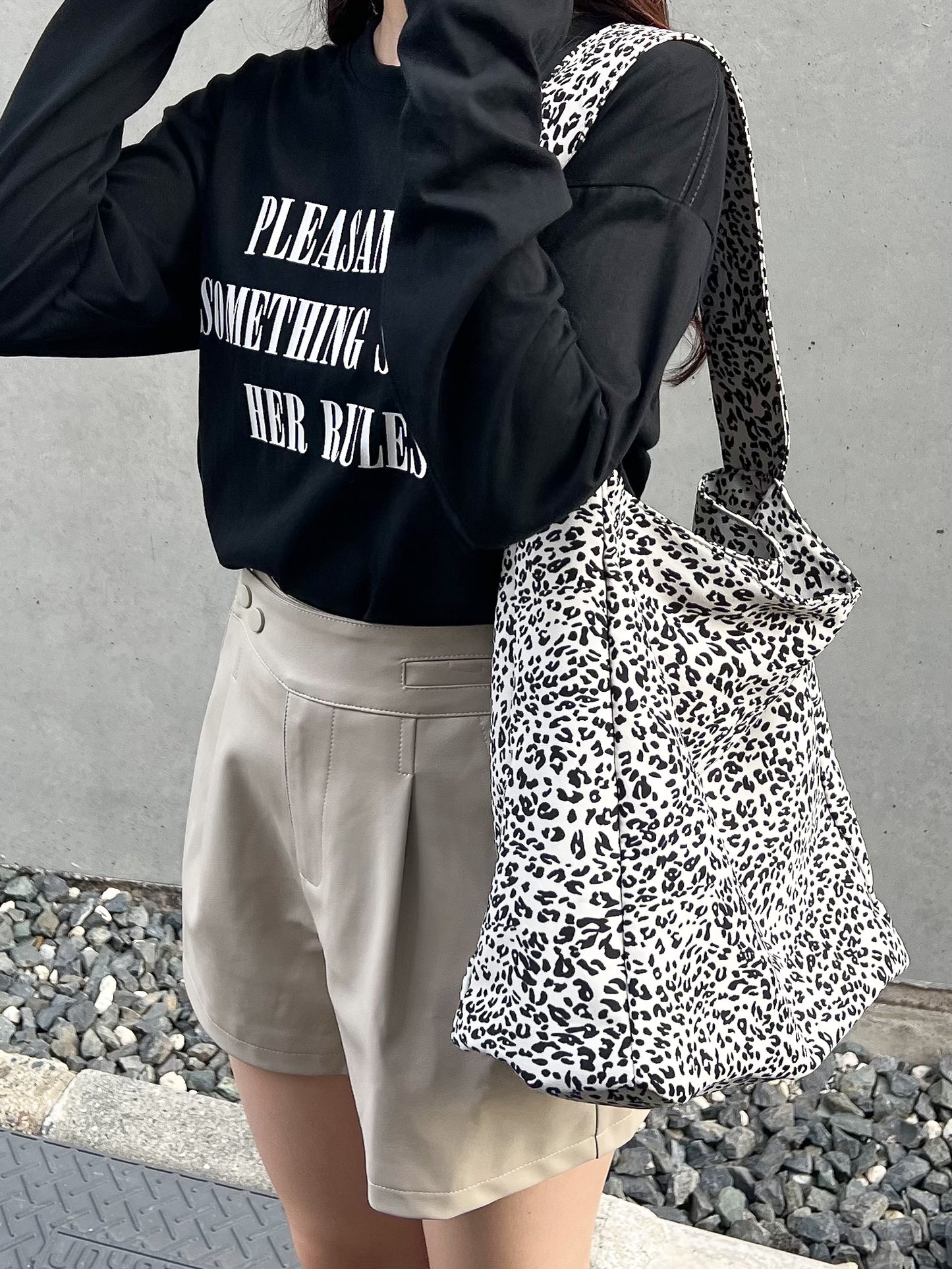 【Official限定価格】ヒョウ柄トートバッグ