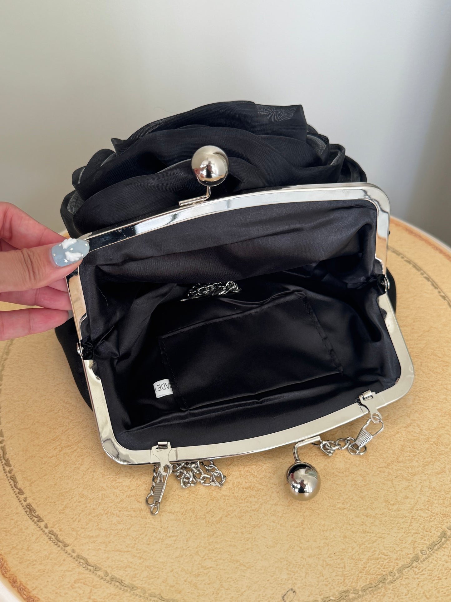 【Official限定価格】2wayローズがま口ショルダーバック