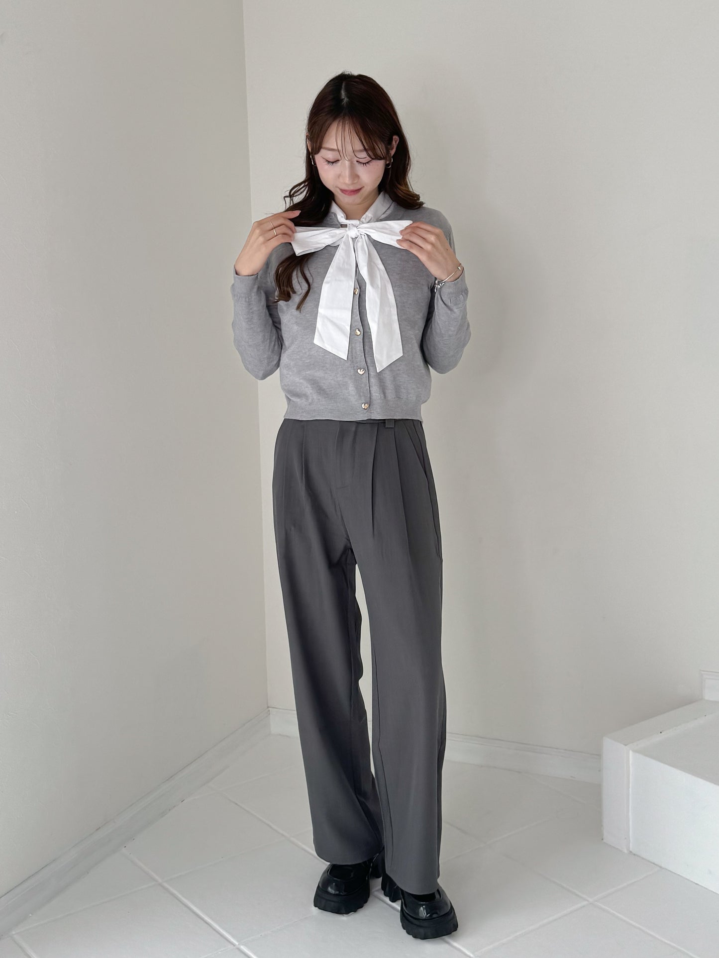 【Official限定価格】タックワイドパンツ