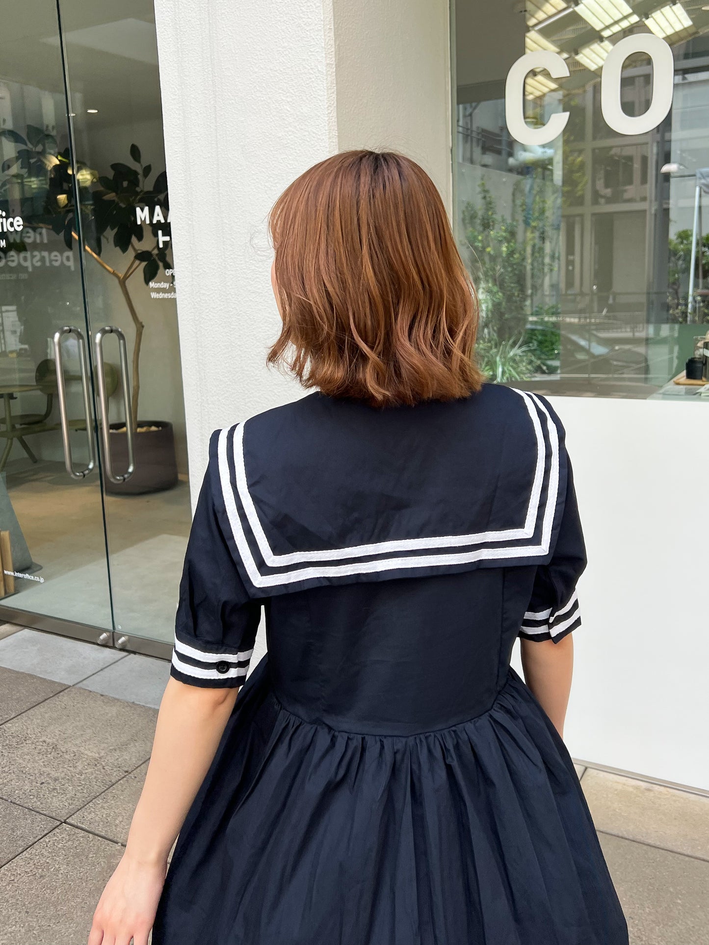 【Official限定価格】セーラー襟ワンピース