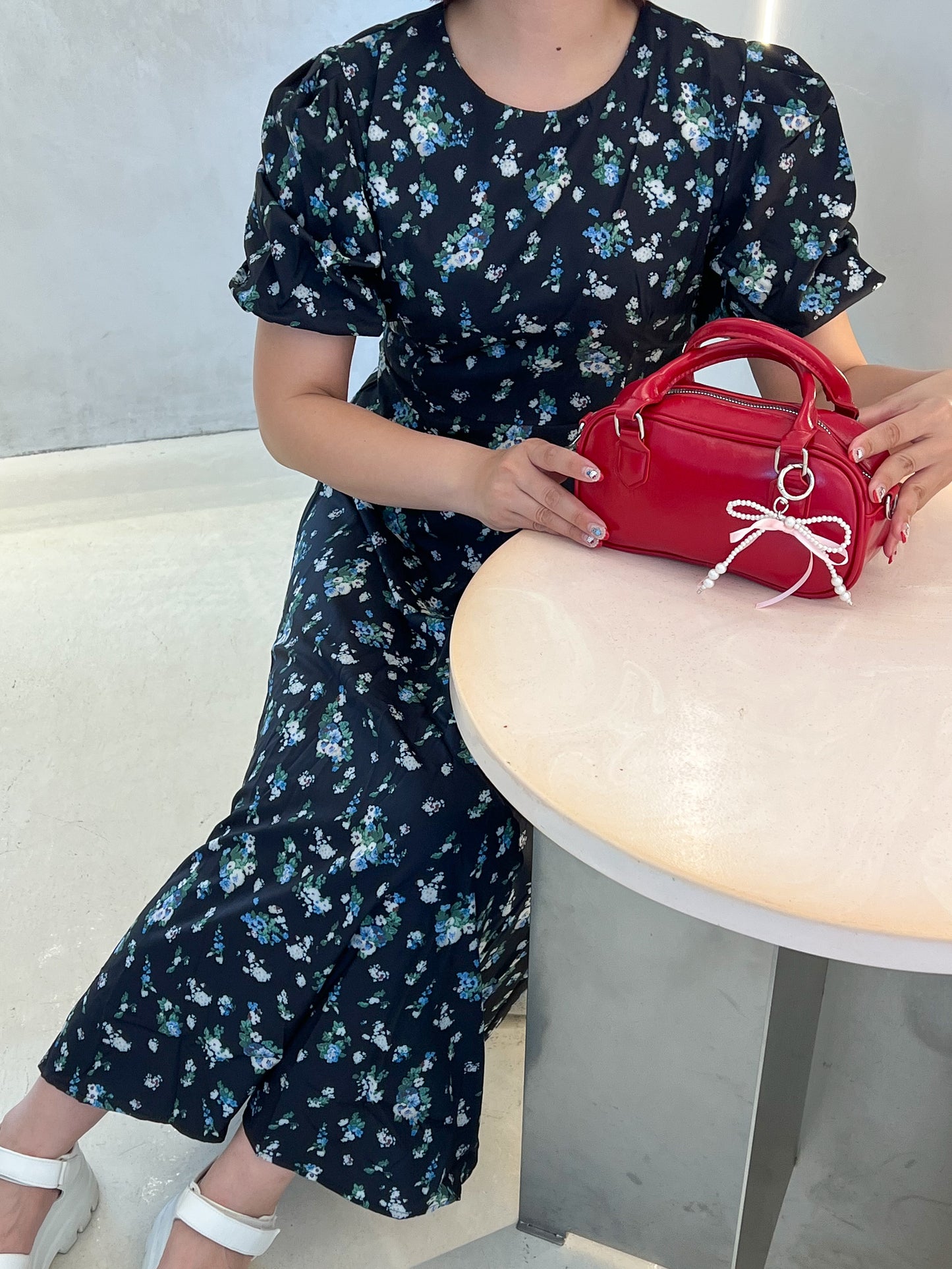 【Official限定価格】花柄ロングワンピース
