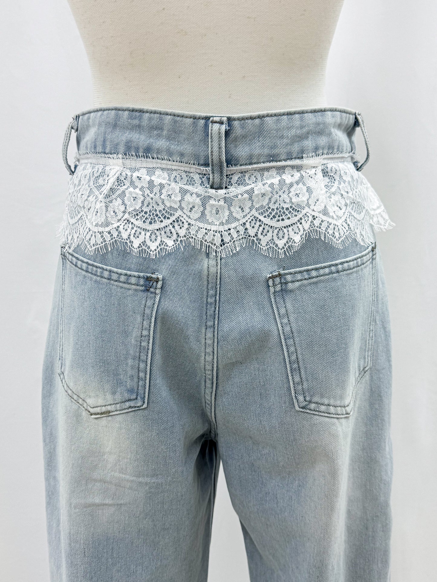 【Official限定価格】ウエストレースデニムパンツ