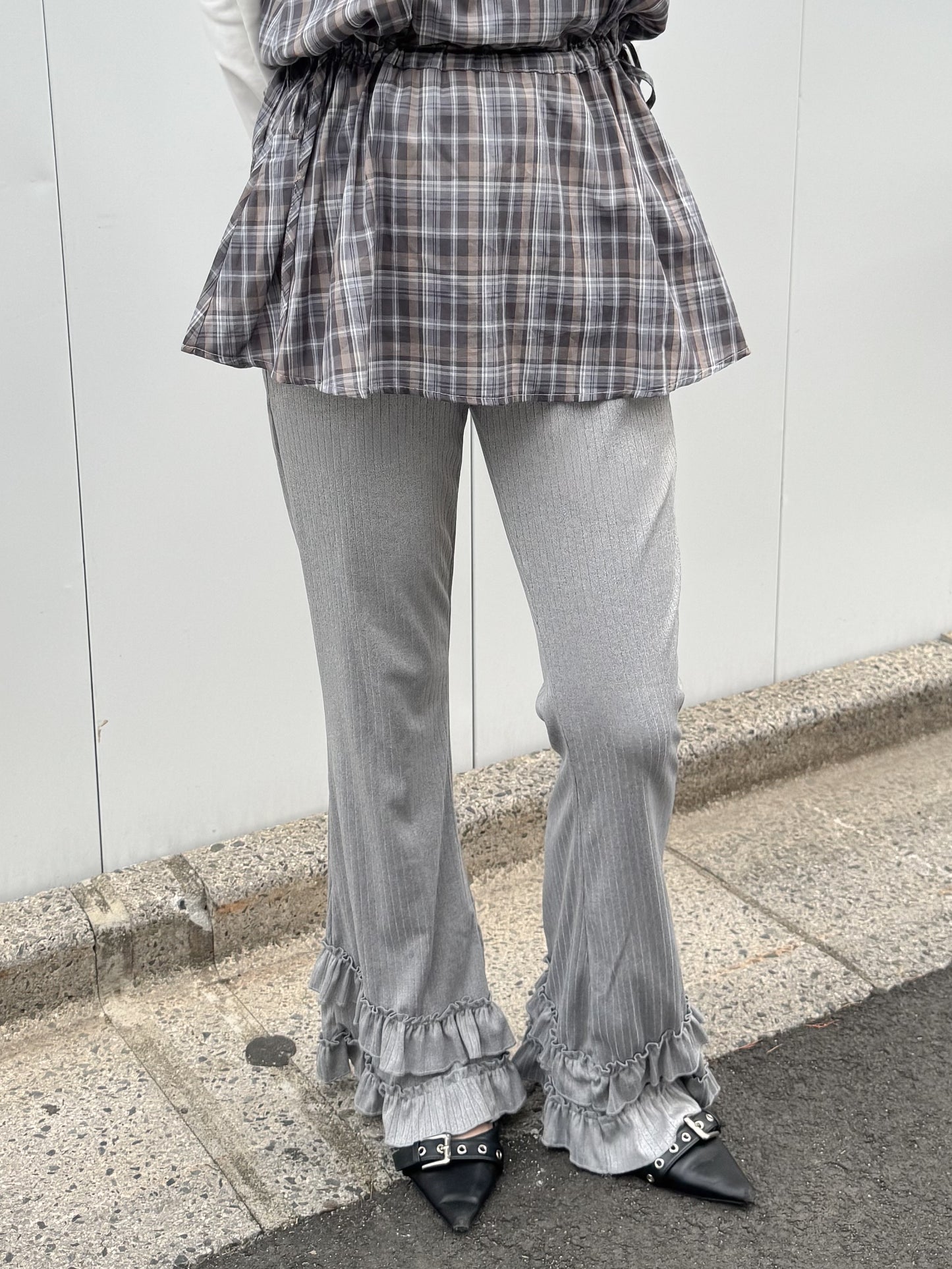 【Official限定販売】フリルリブパンツ