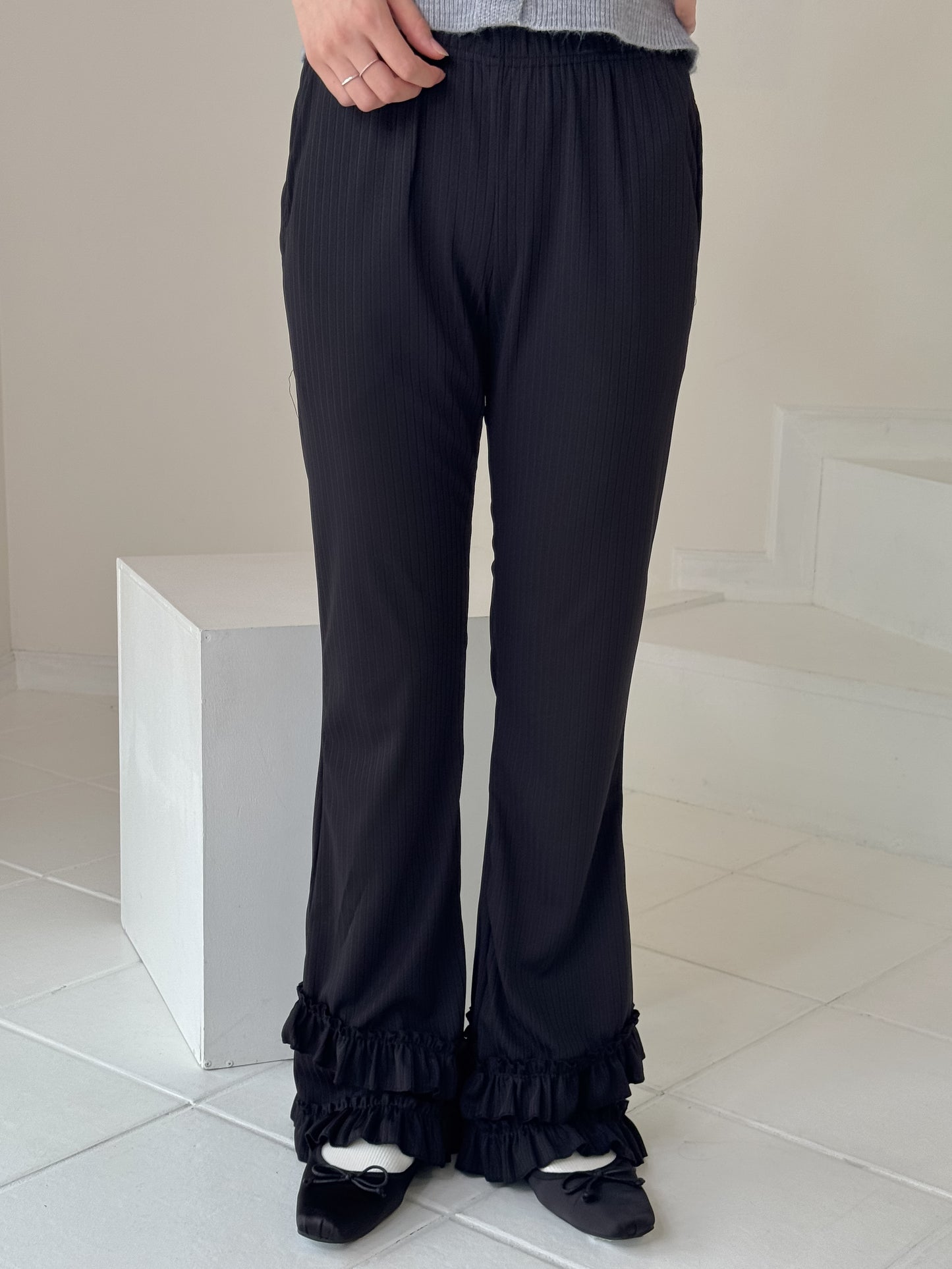 【Official限定販売】フリルリブパンツ