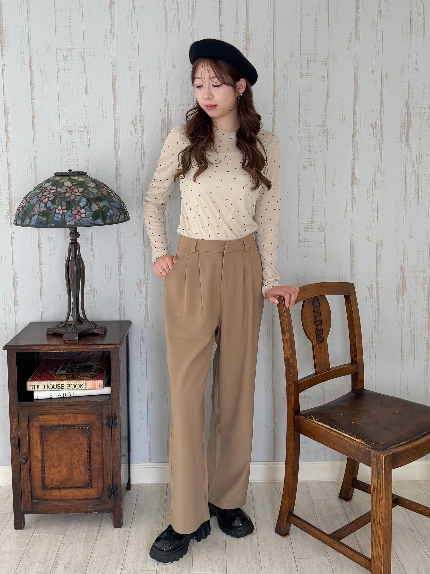 【Official限定価格】タックワイドパンツ