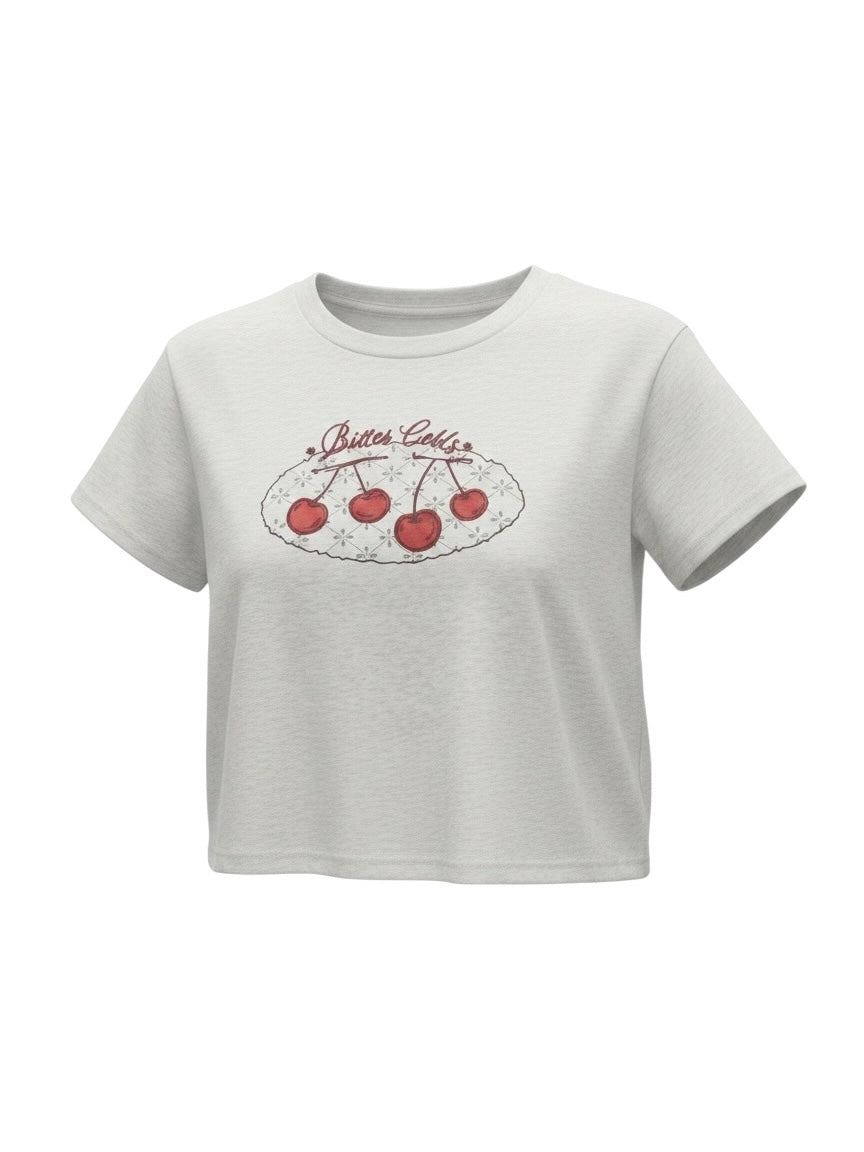チェリークロップドTシャツ
