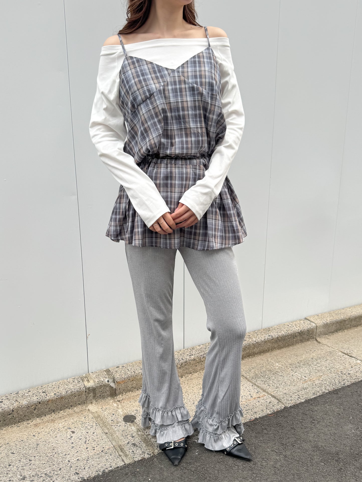 【Official限定販売】フリルリブパンツ