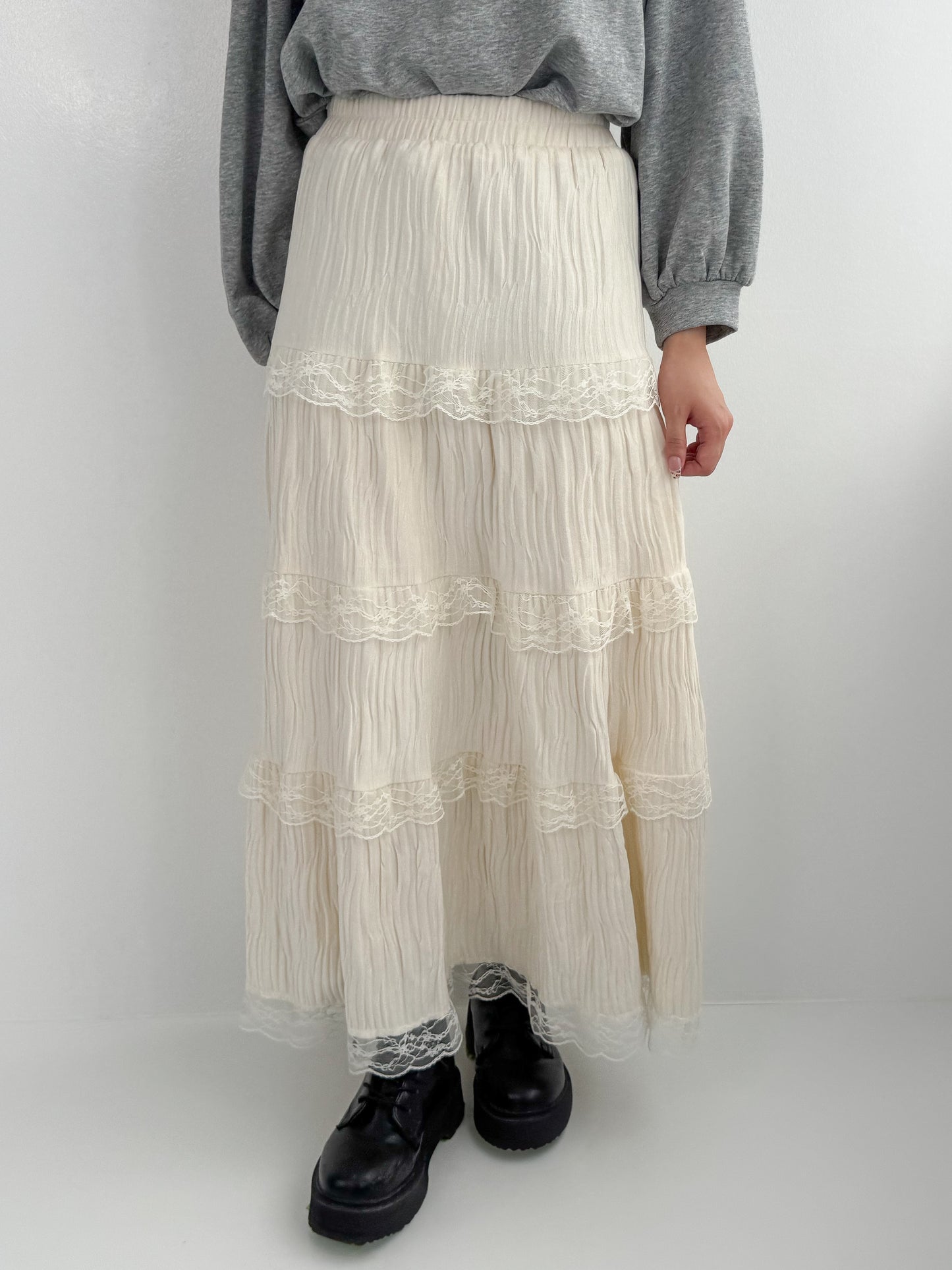 【Official限定】レースベロアスカート