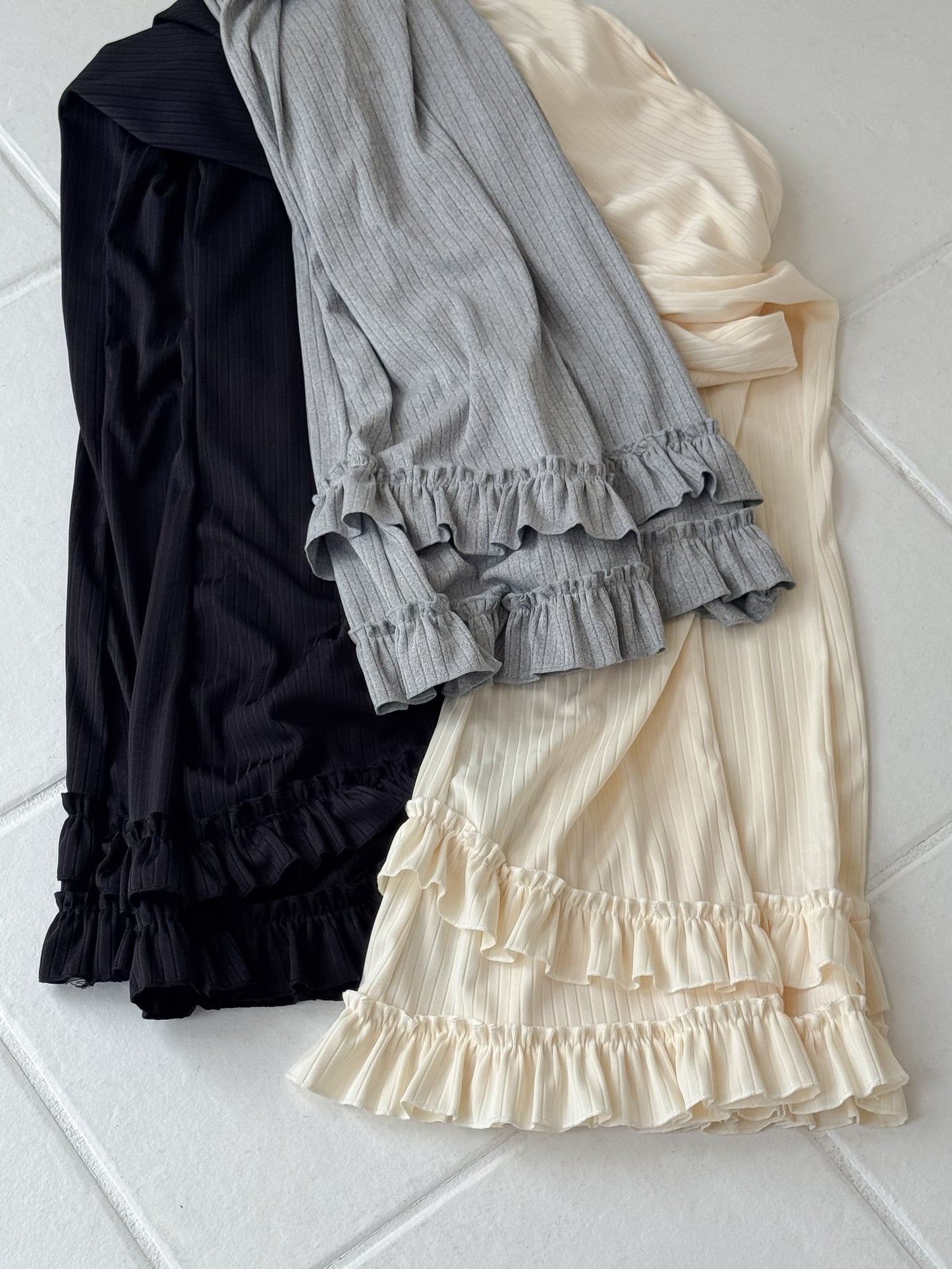 【Official限定販売】フリルリブパンツ