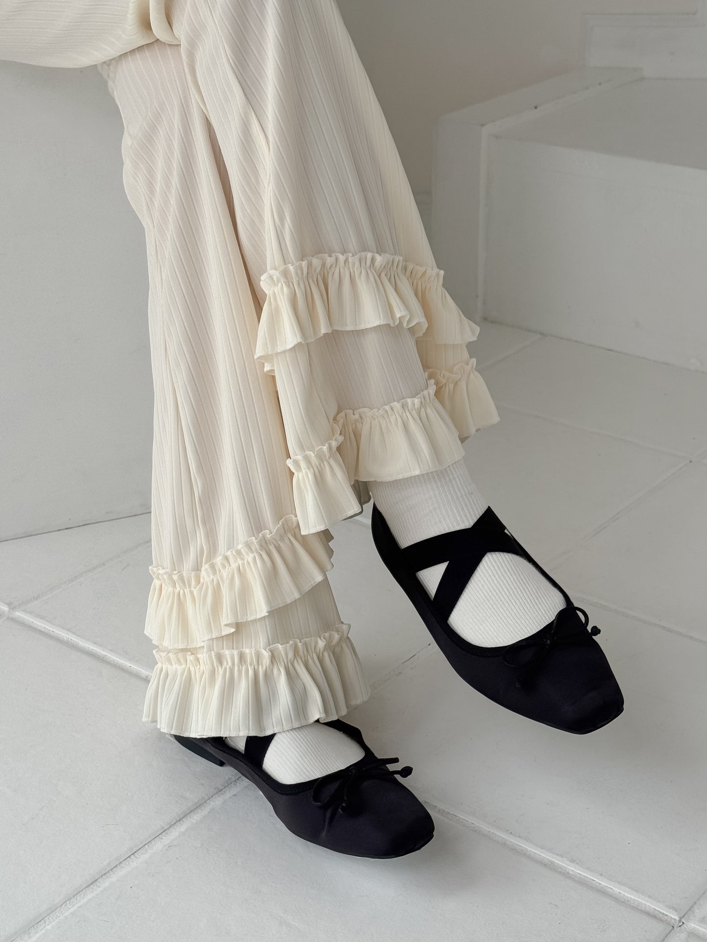 【Official限定販売】フリルリブパンツ