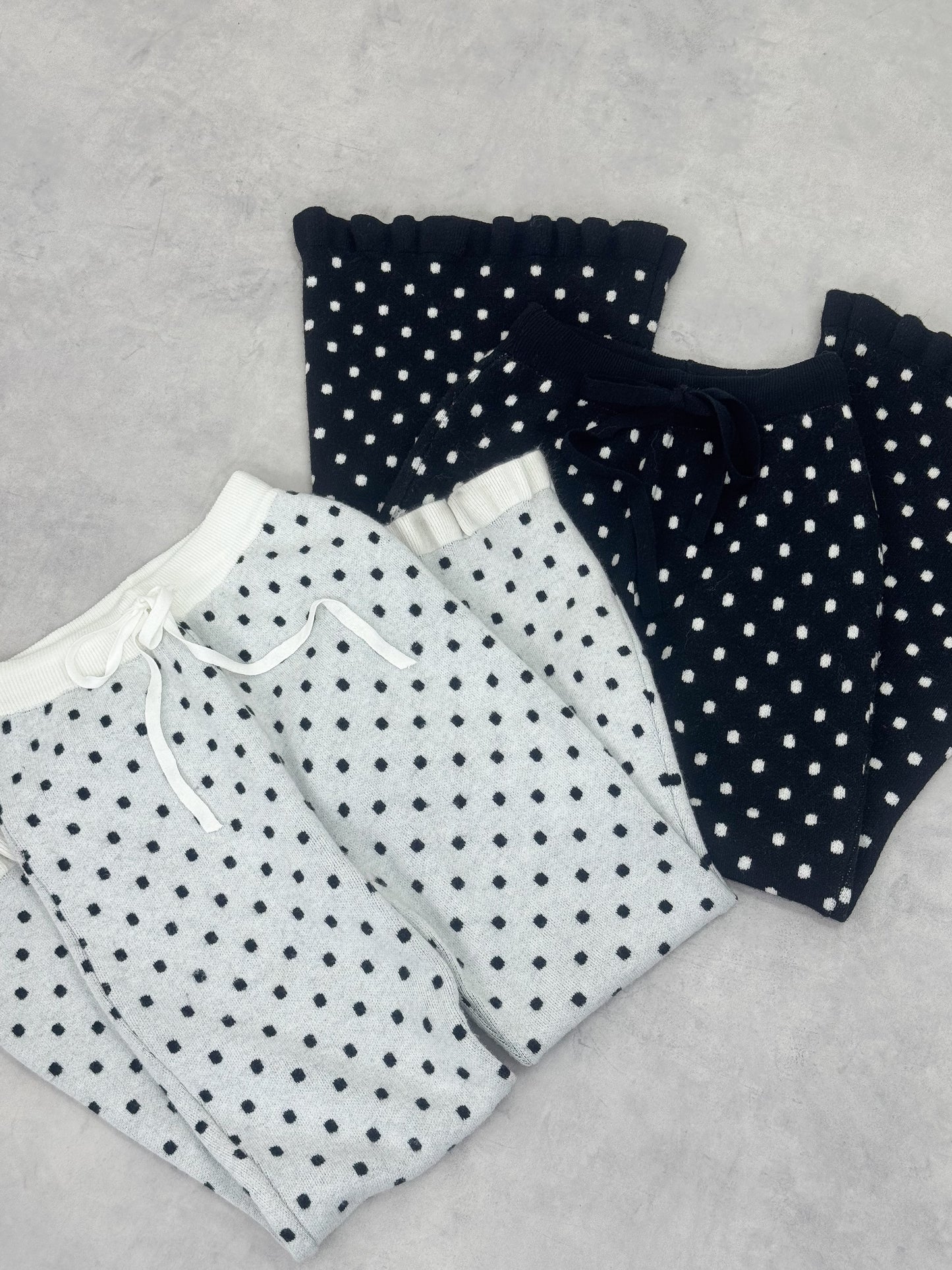 ドットニットパンツ