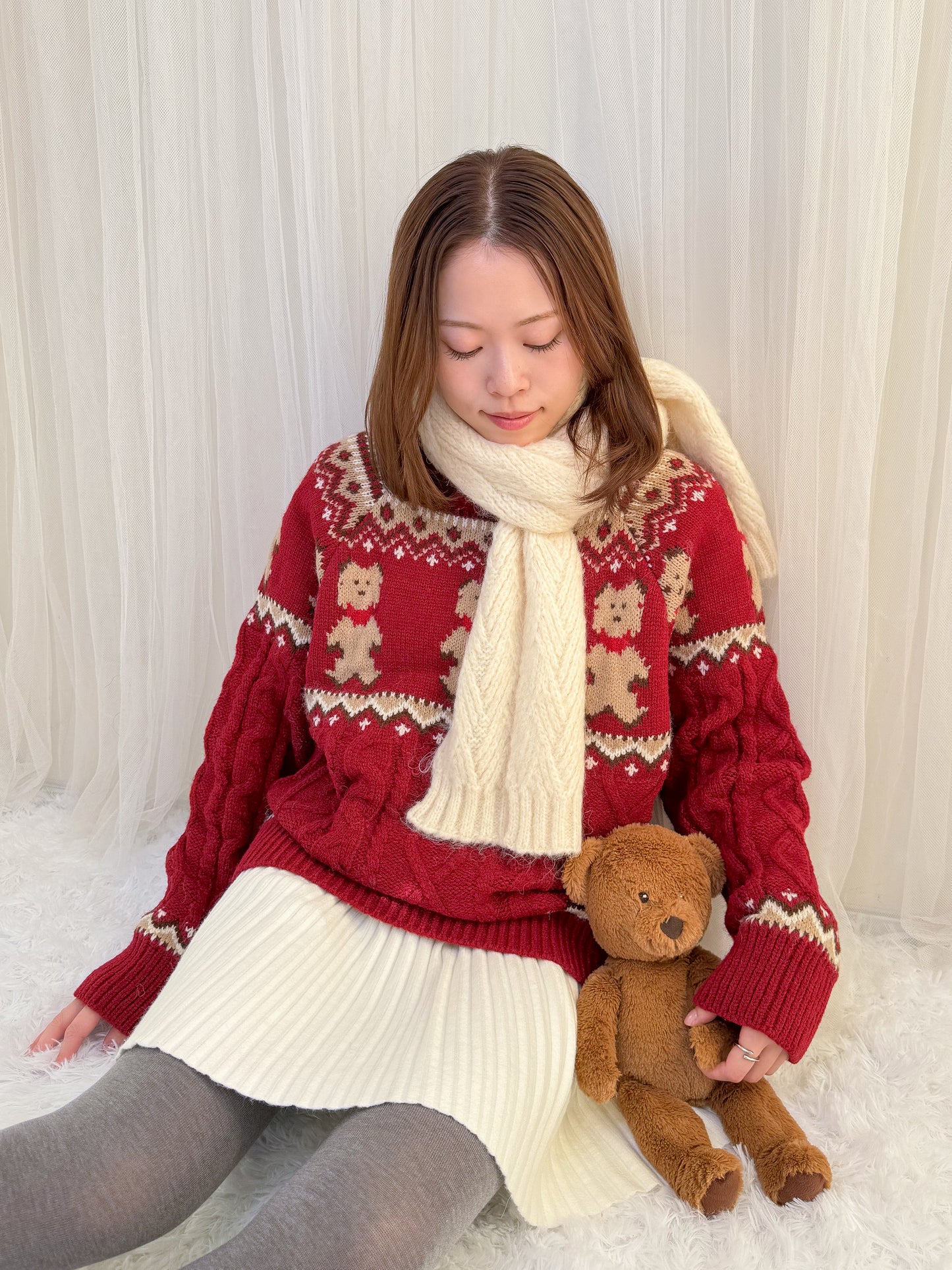 【Official限定】アニマルジャガードニット