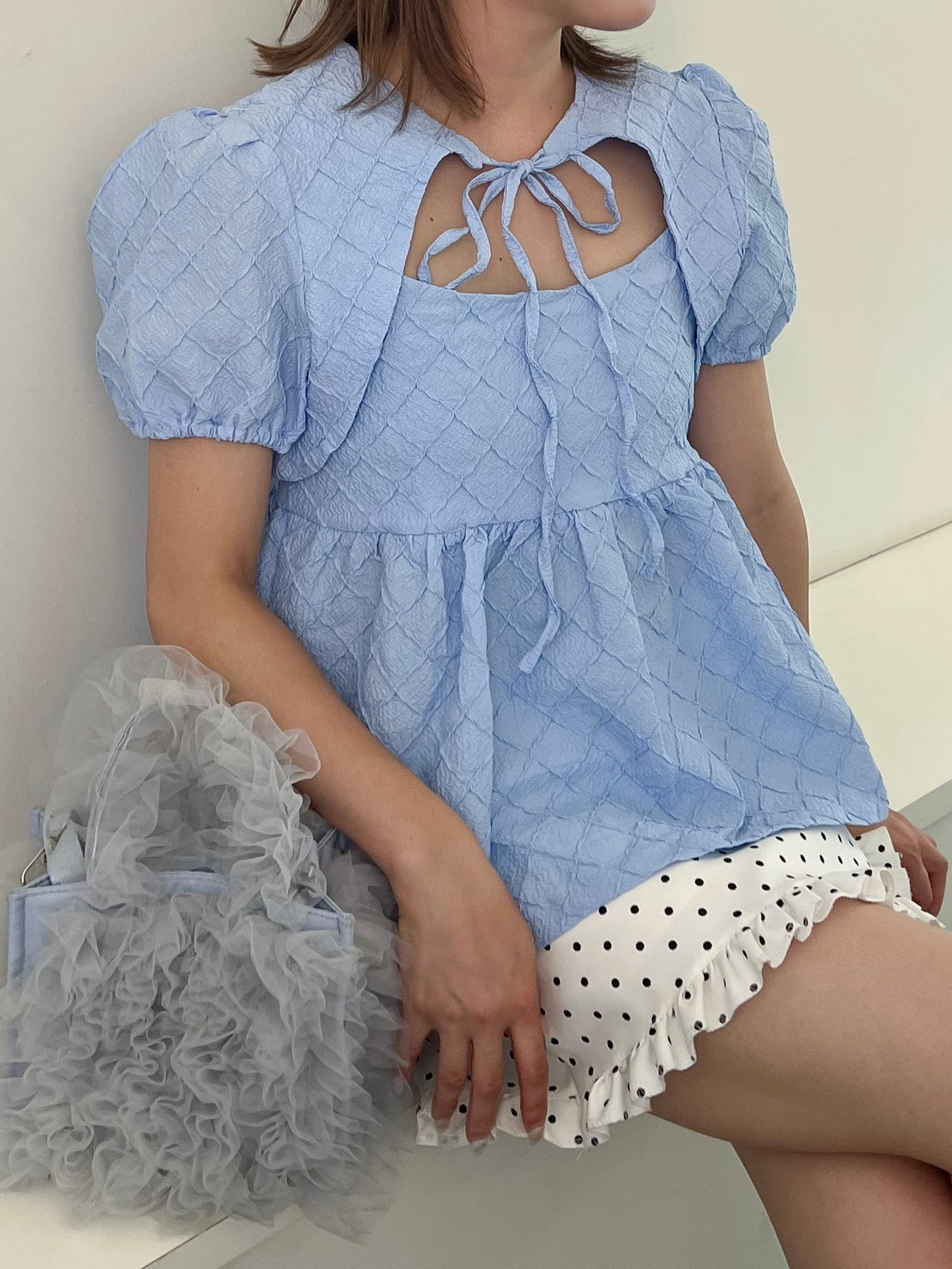 【Official限定】レイヤージャガードブラウス