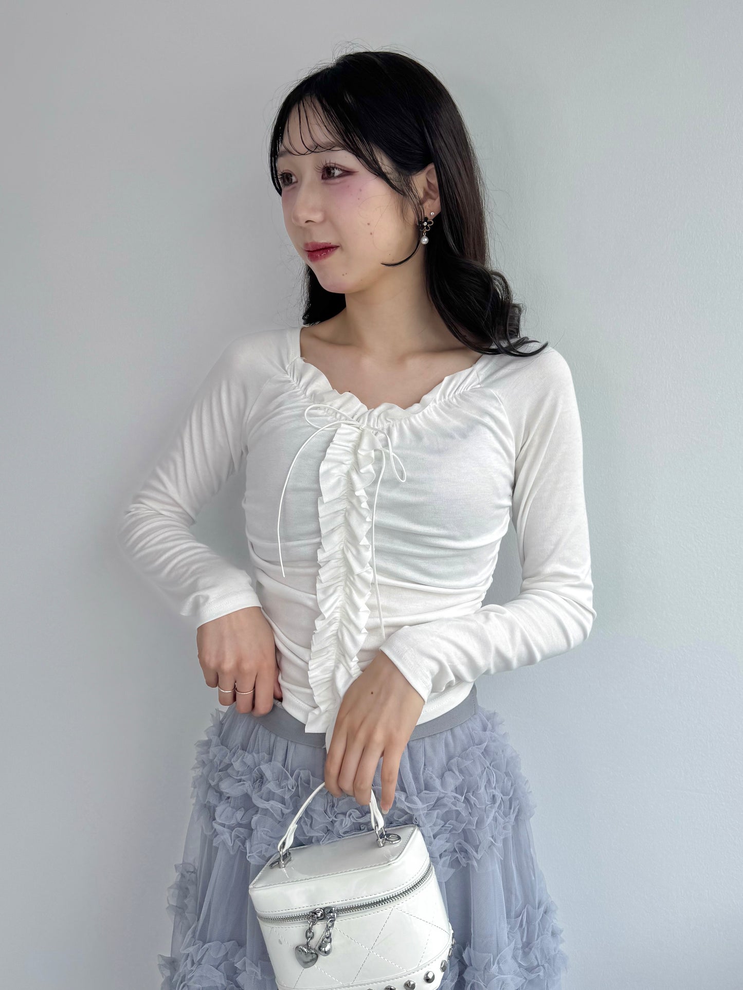 フリルカットロンT