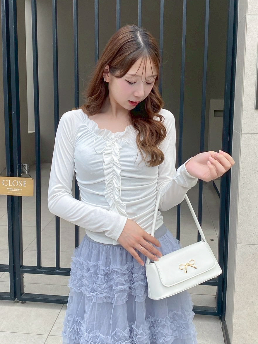 フリルカットロンT
