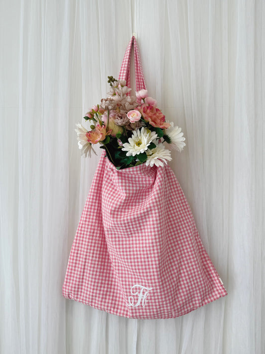 frunco × AYAKA BIGギンガムトートバッグ