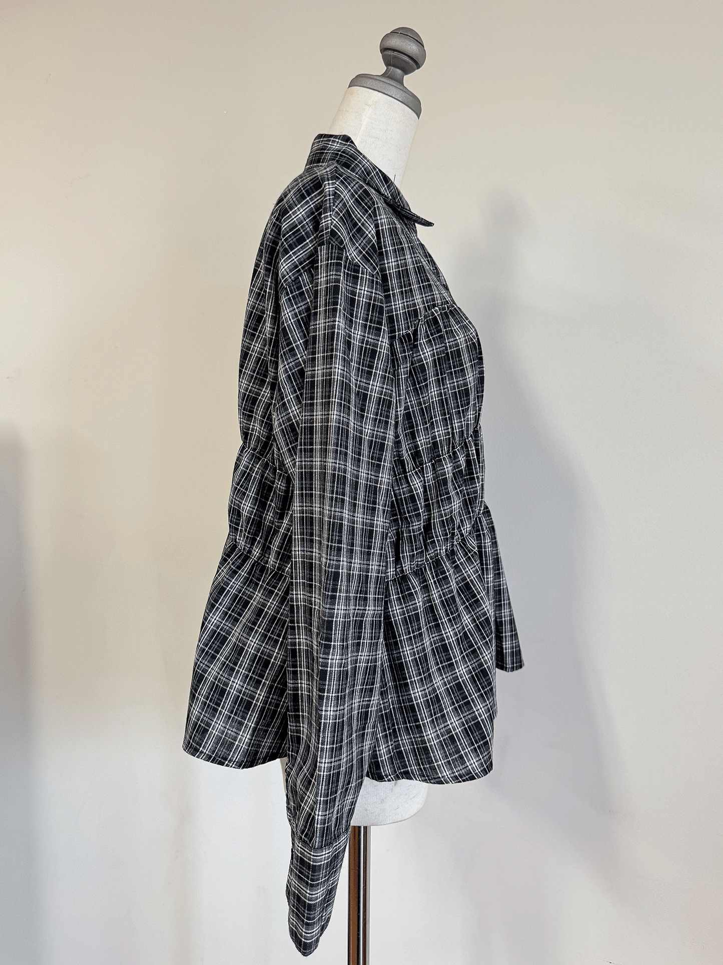 【Official限定】シャーリングチェックシャツ