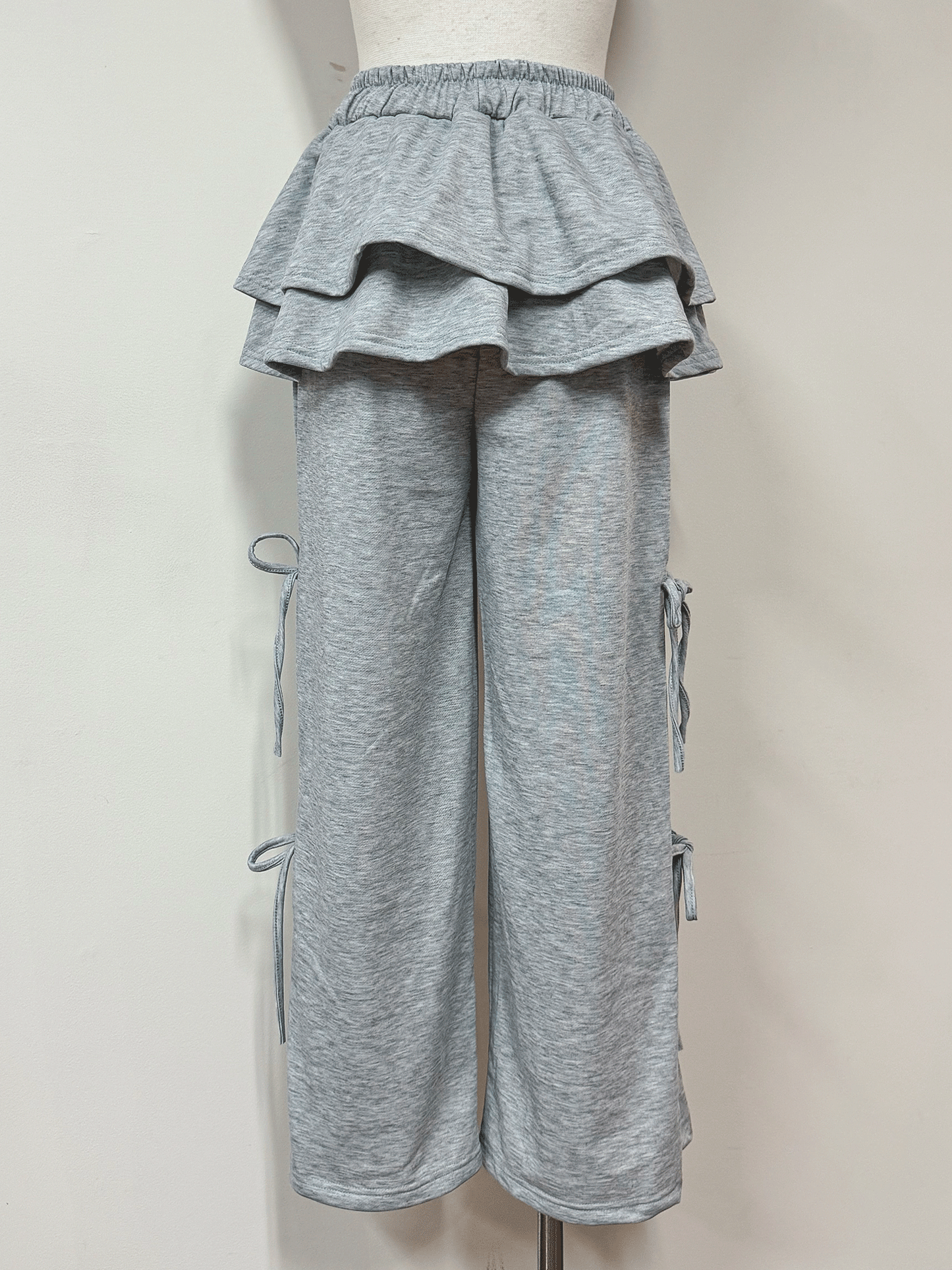 【Official限定価格】スカートレイヤー風スエットパンツ
