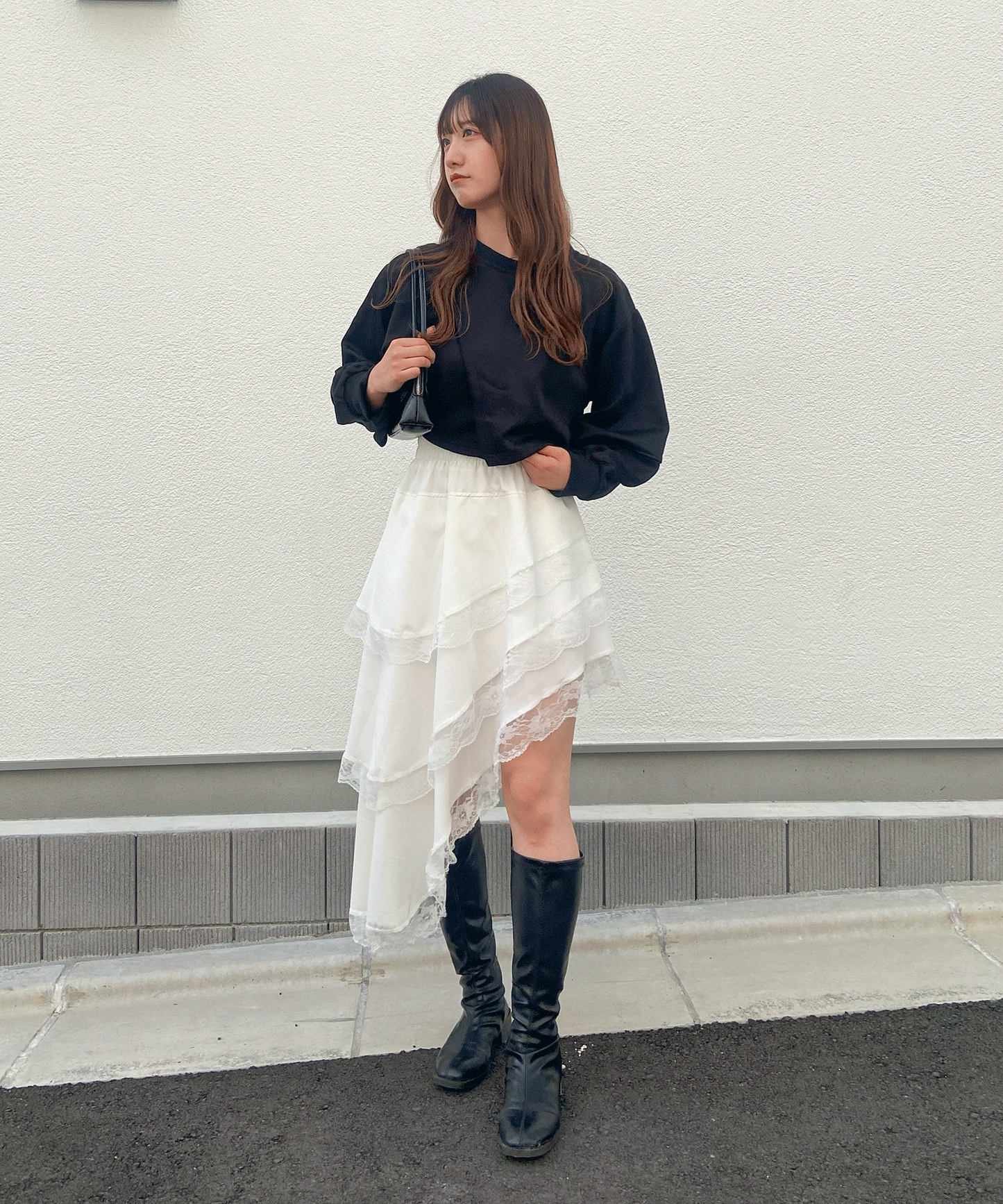 アシンメトリースカート