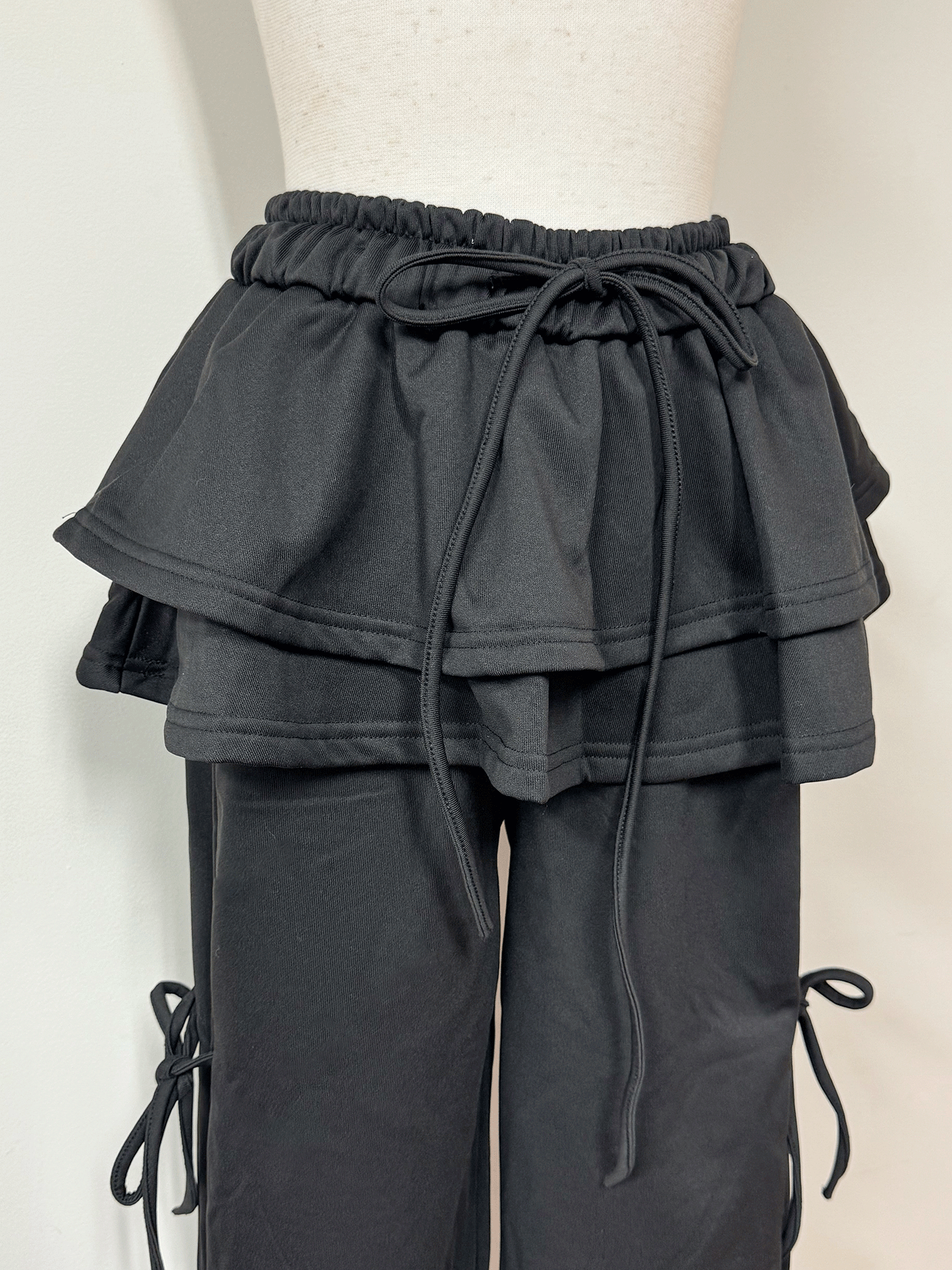 【Official限定価格】スカートレイヤー風スエットパンツ