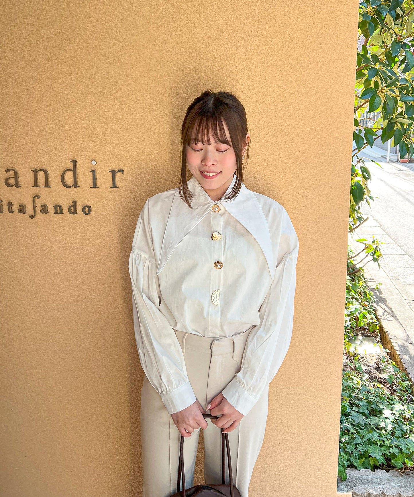 【OFFICIAL限定販売】アンティークボタンブラウス