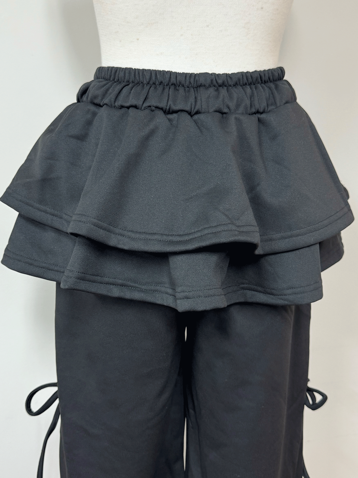 【Official限定価格】スカートレイヤー風スエットパンツ