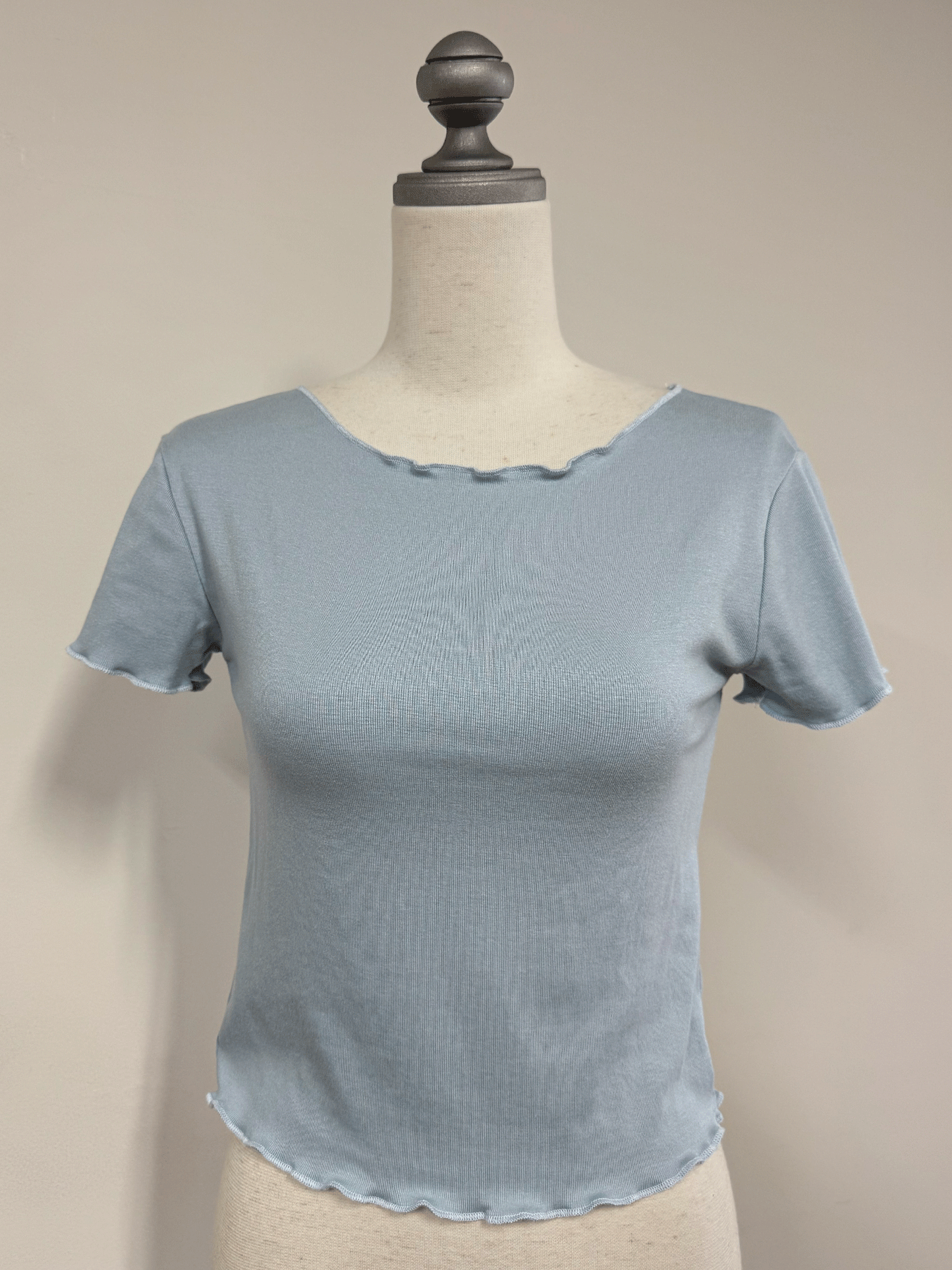 レースキャミソール付きTシャツ