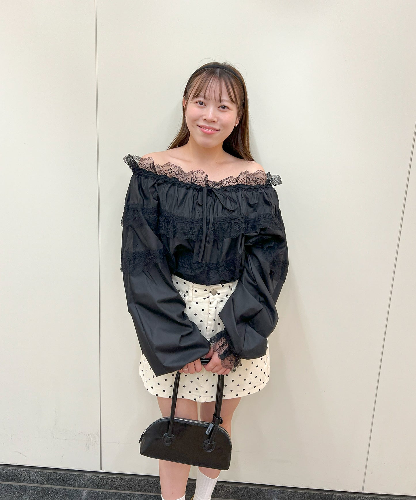 【Official限定販売】2WAYレースブラウス
