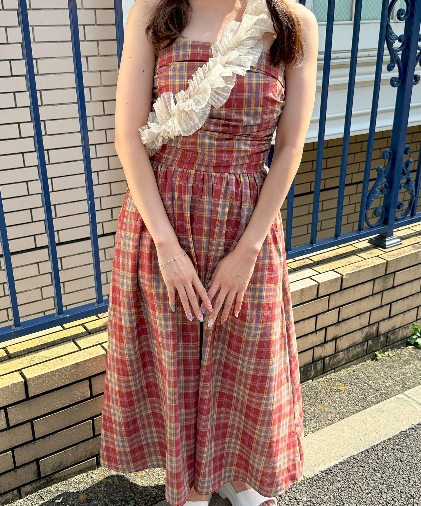 【Official限定販売】ベアチェックワンピース