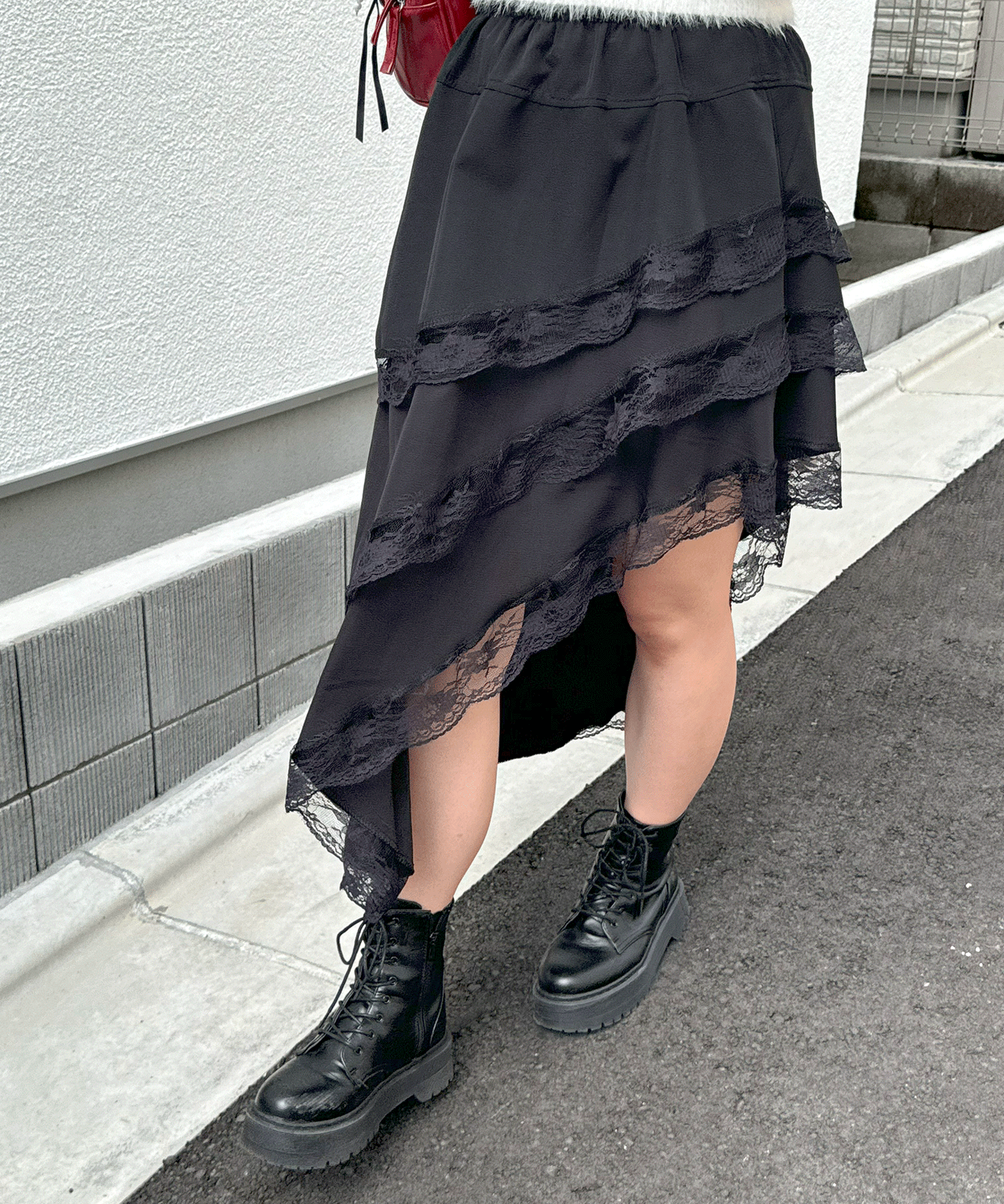 アシンメトリースカート