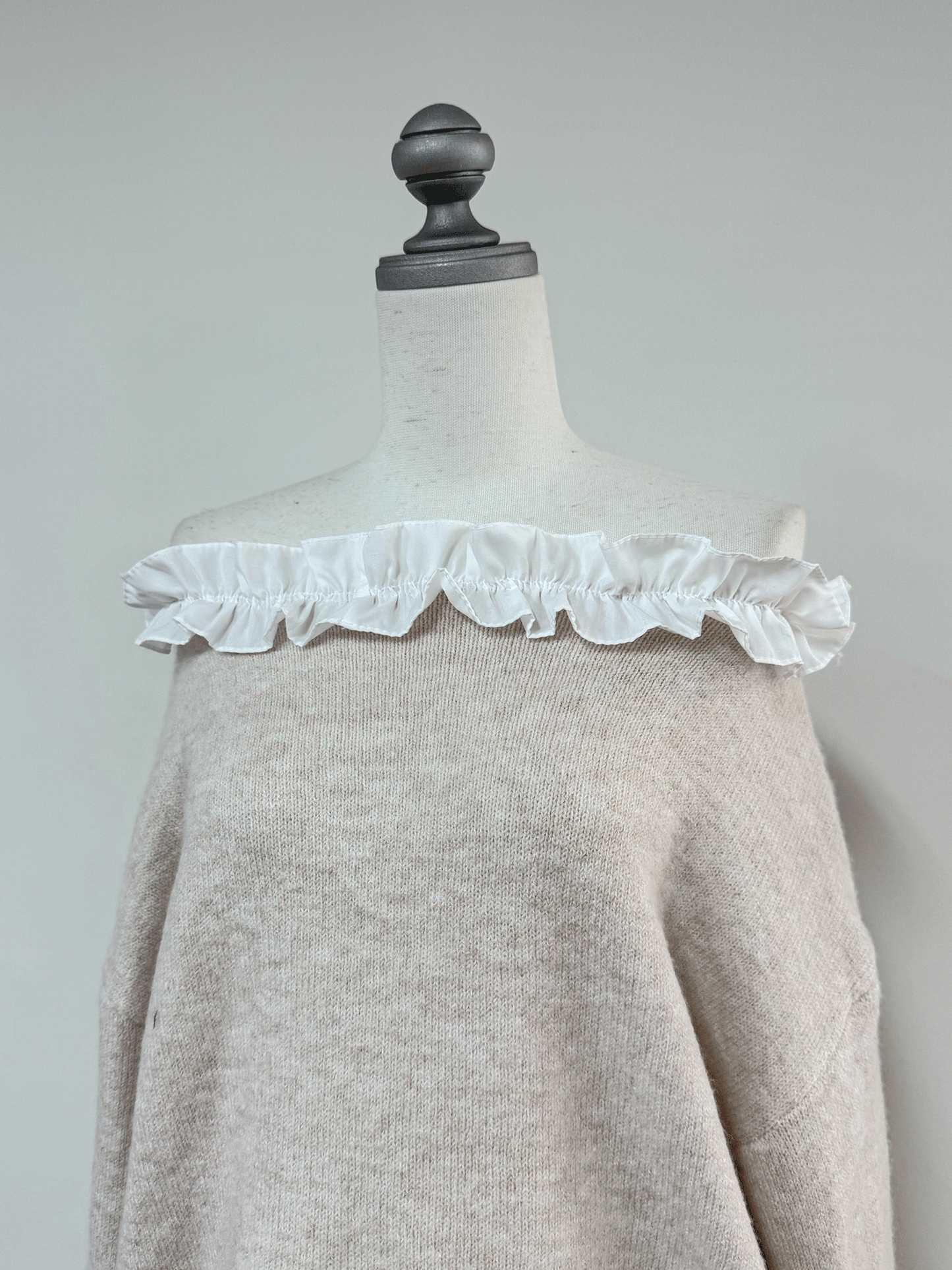 【Official限定価格】フリルニットミニワンピース