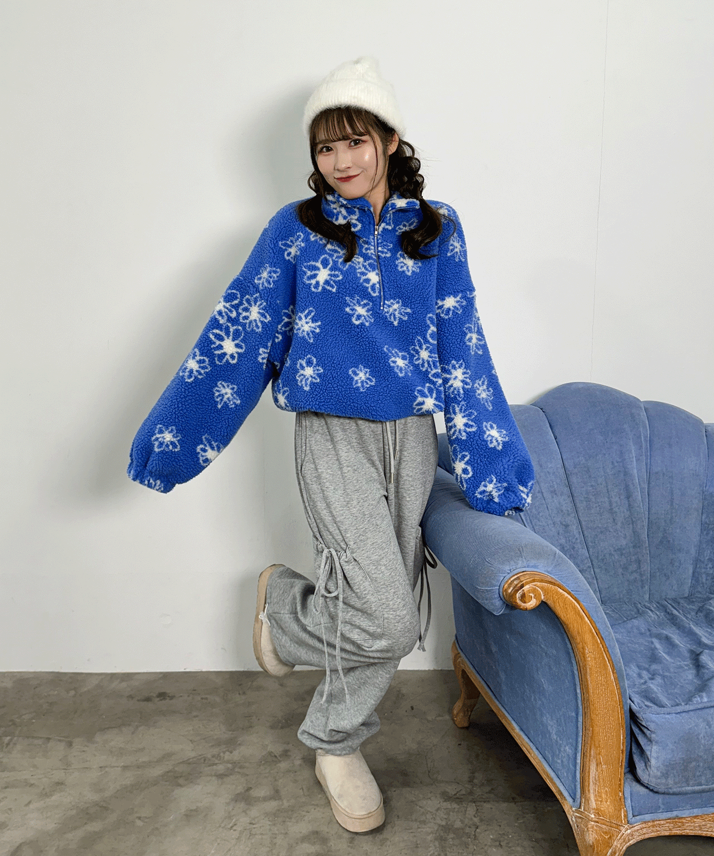 サイドポケットスエットパンツ