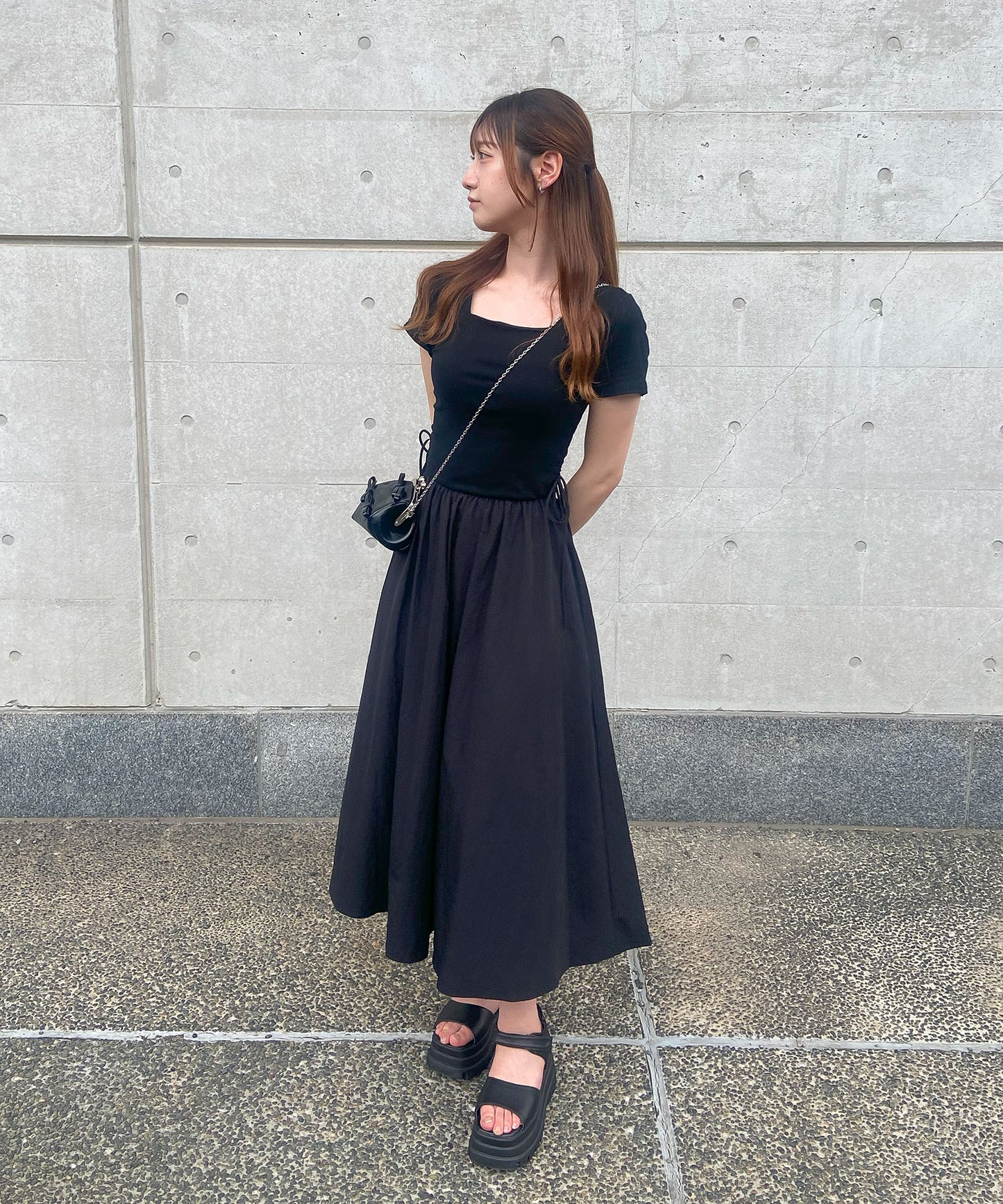 【Official限定販売】サイドドロストワンピース