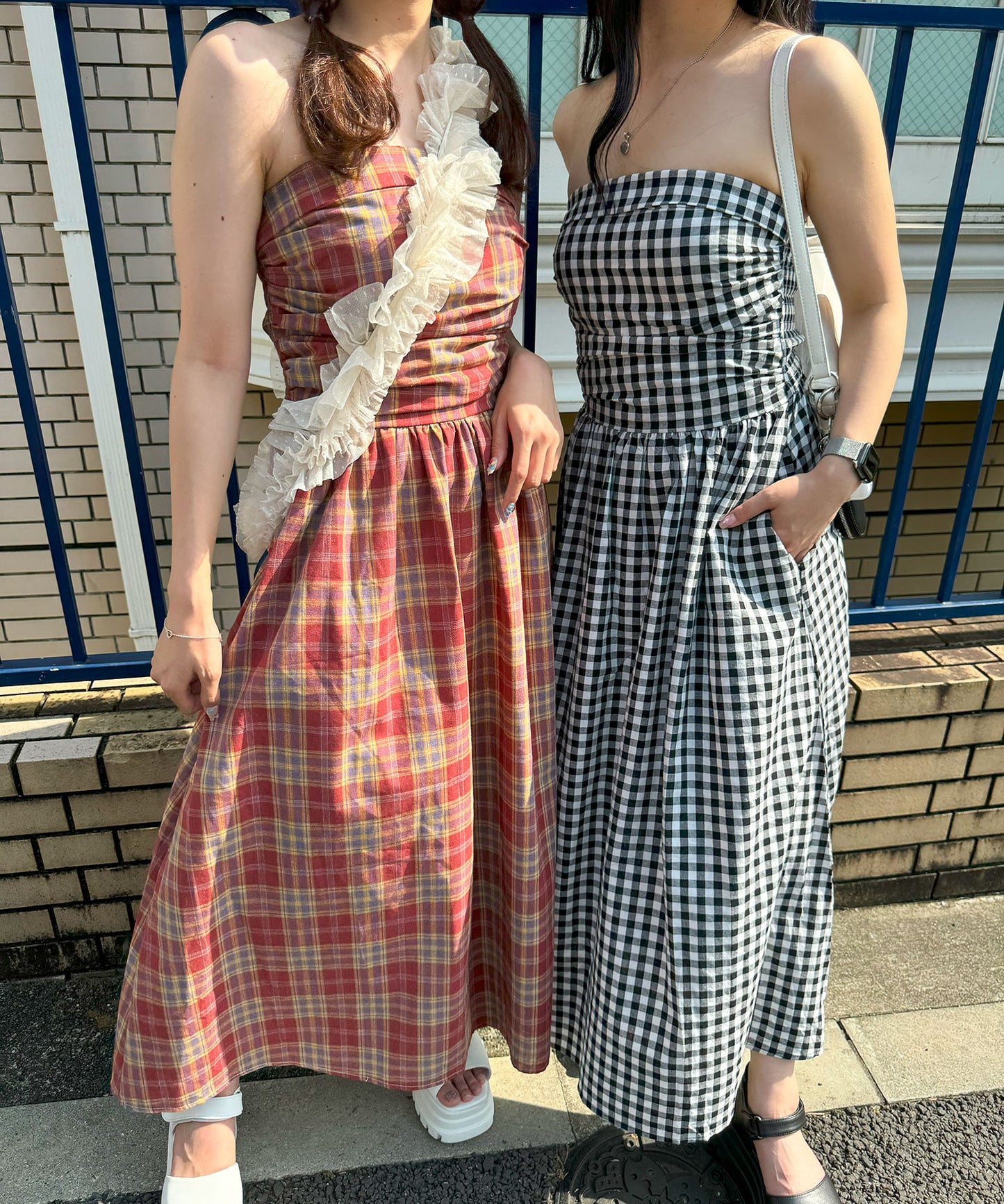 【Official限定販売】ベアチェックワンピース