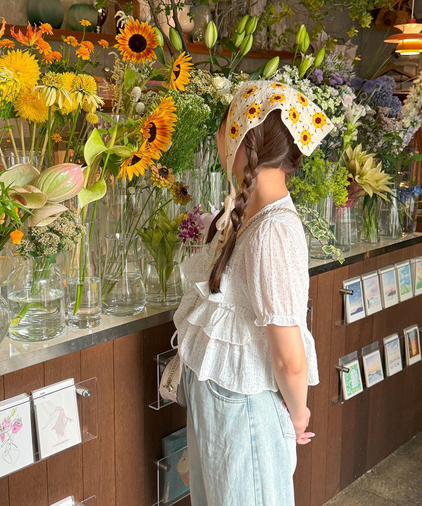 【Official限定価格】ドローストリングドットブラウス