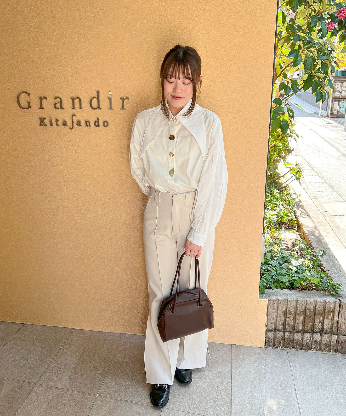 【OFFICIAL限定販売】アンティークボタンブラウス