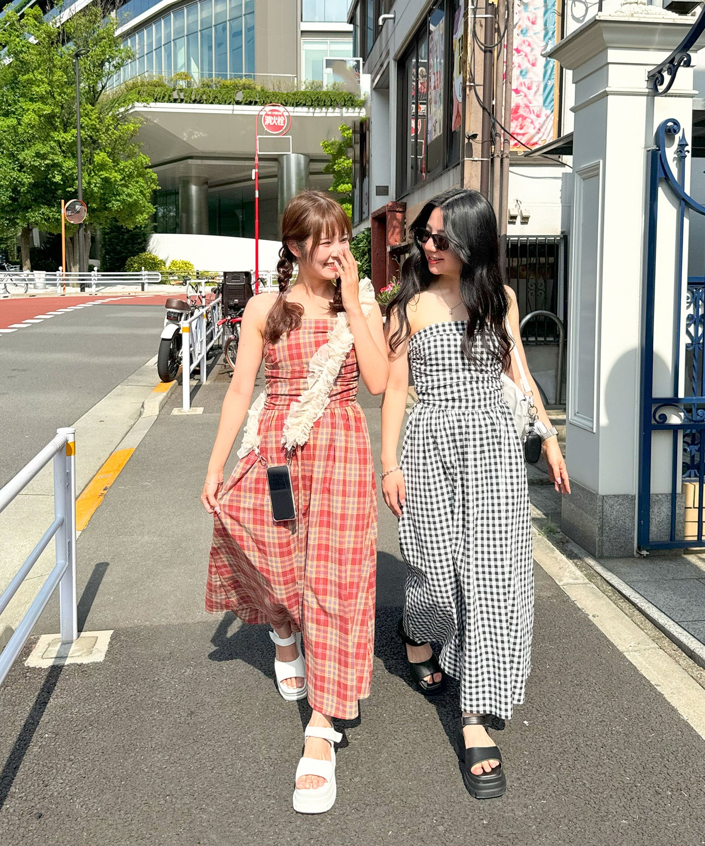 【Official限定販売】ベアチェックワンピース